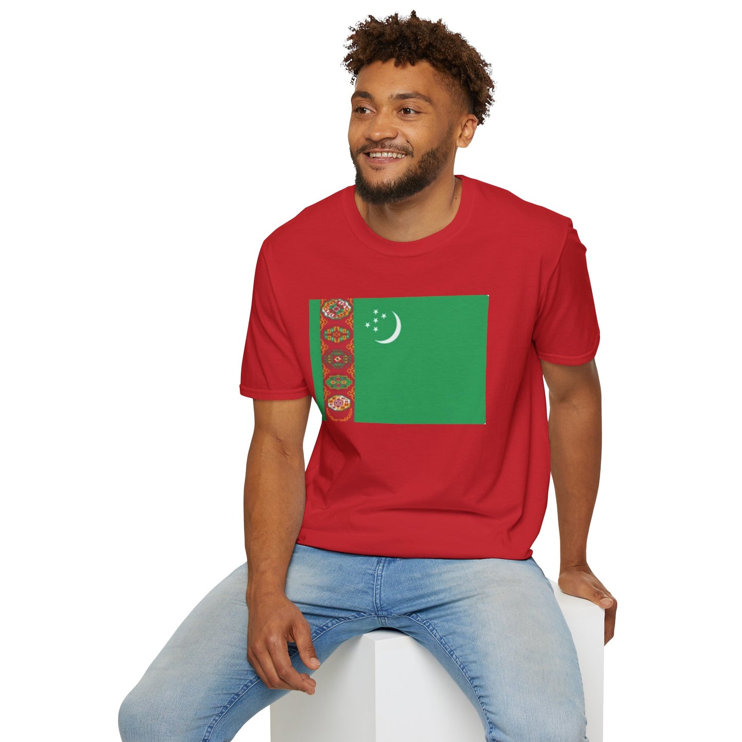 Unisex Softstyle T-Shirt -- Turkmenistan