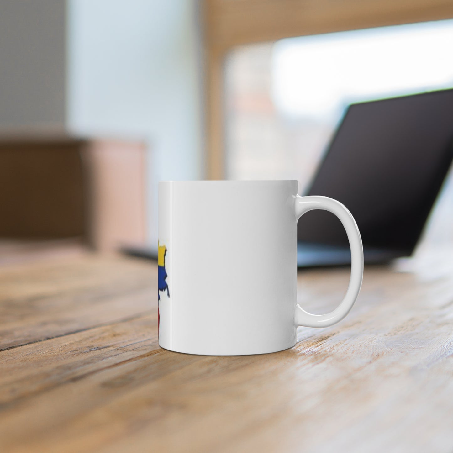 Mug 11oz -- Colombia flag and map