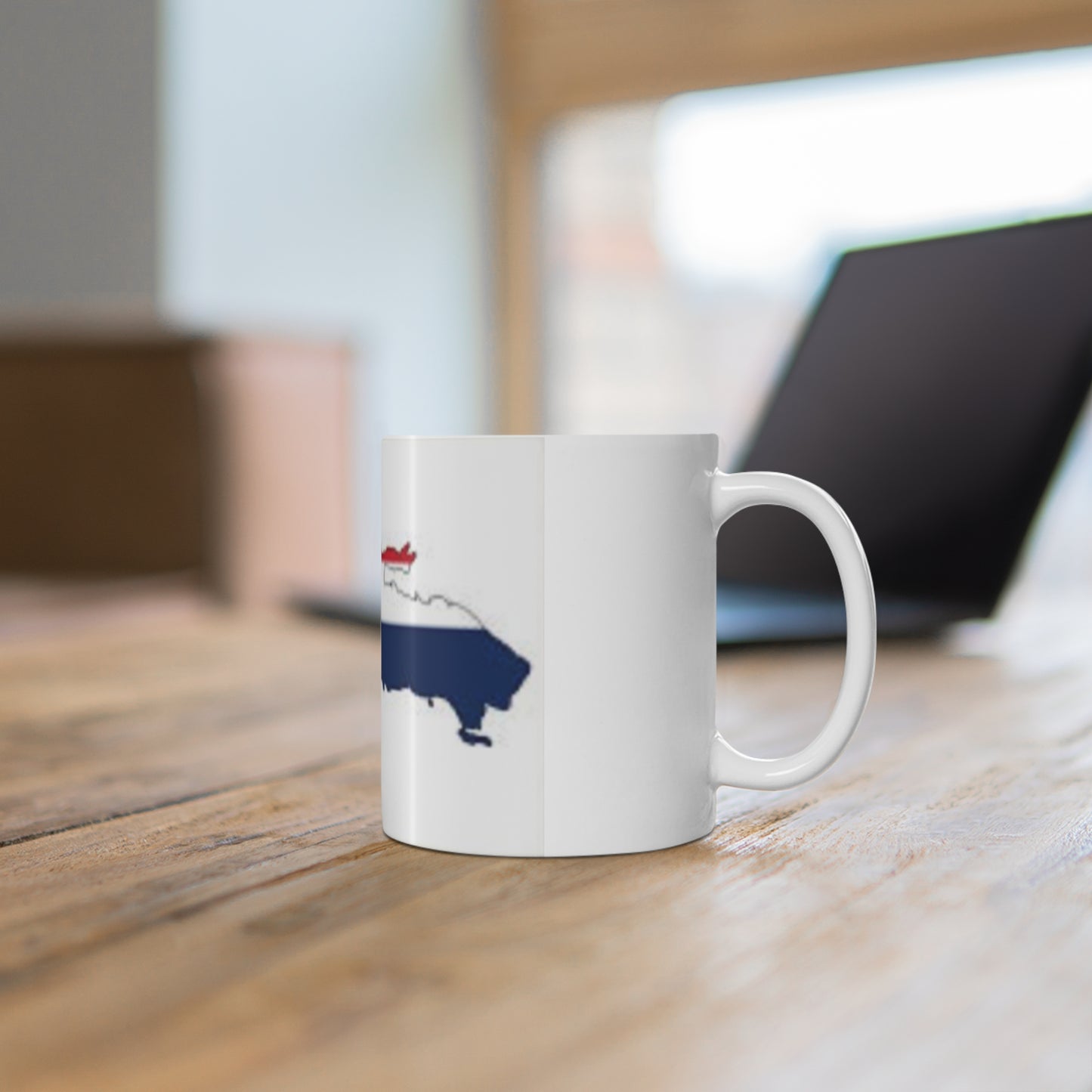 Mug 11oz -- Dominican Republic flag and map