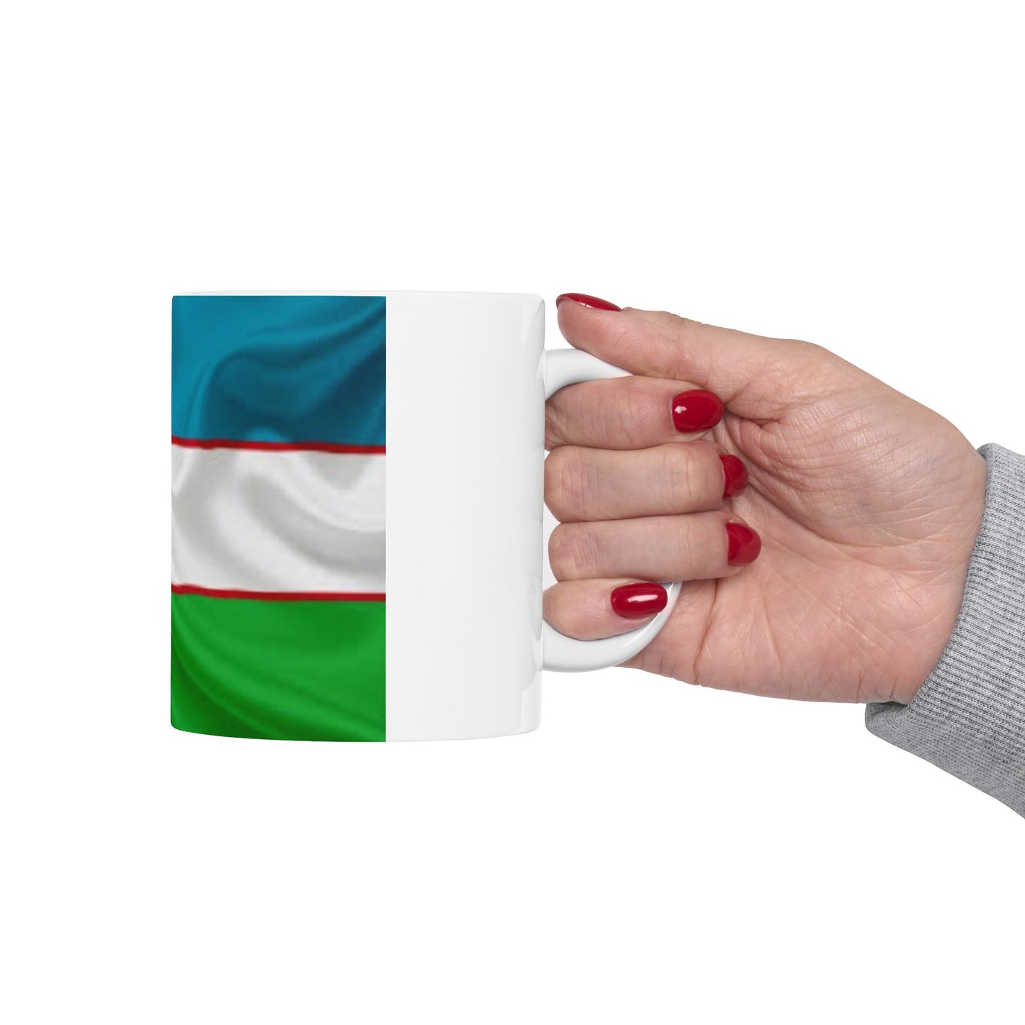Ceramic Mug, 11oz -- Uzbekistan