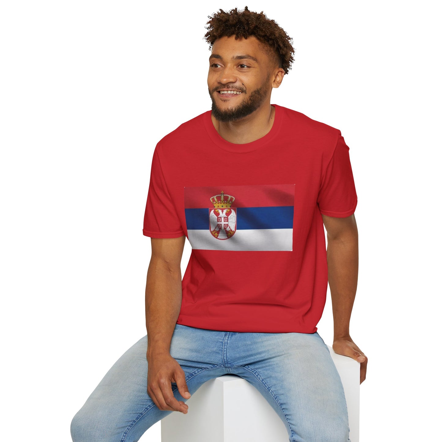 Unisex Softstyle T-Shirt -- Serbia