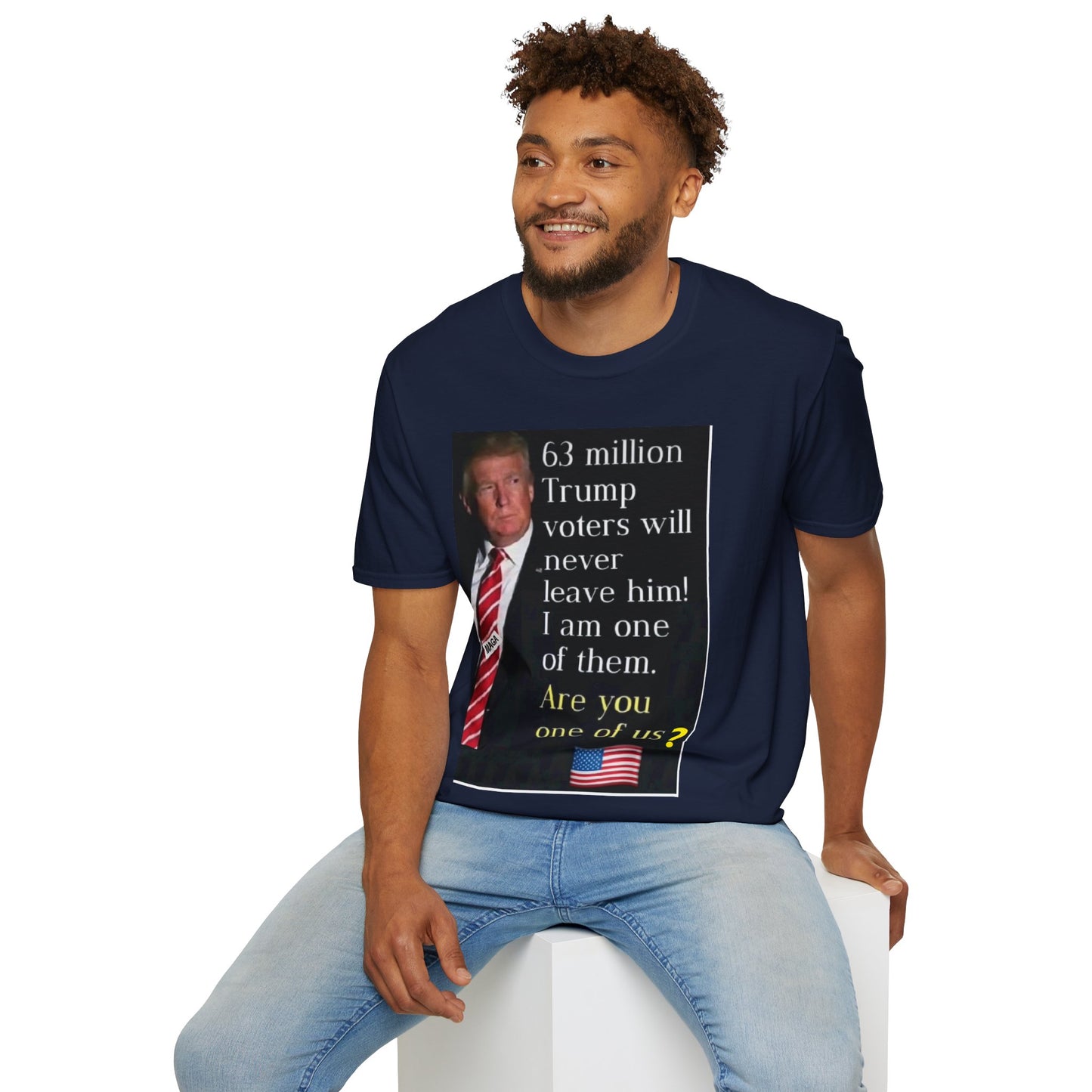Unisex Softstyle T-Shirt -- Trump 2024