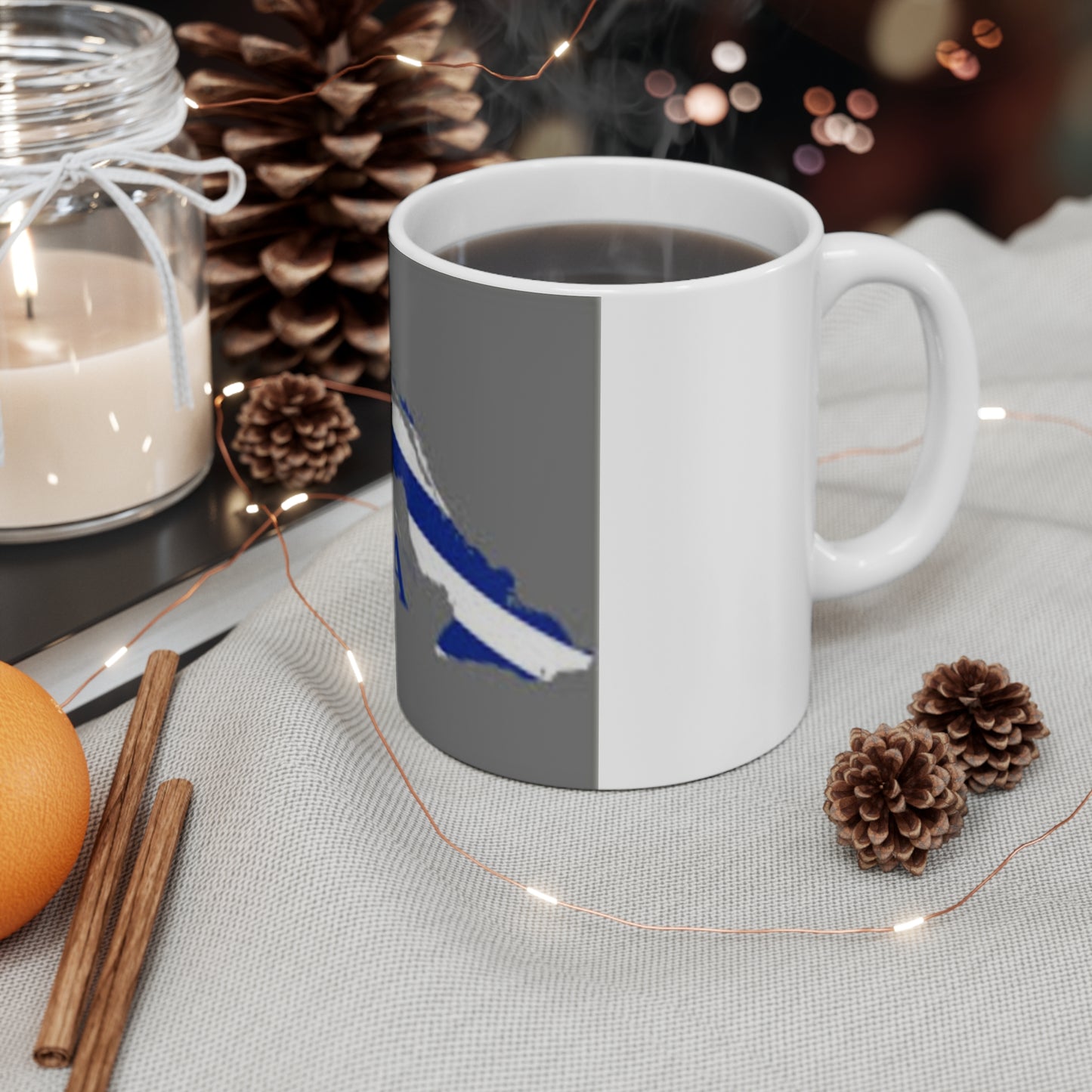Mug 11oz -- Cuba flag and map