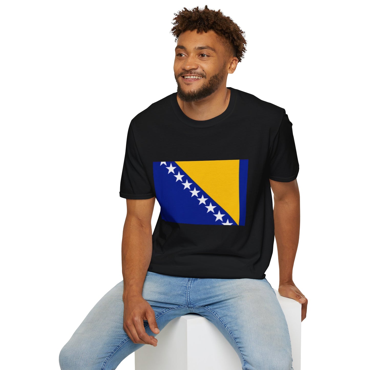 Unisex Softstyle T-Shirt -- Bosnia Herzegovina
