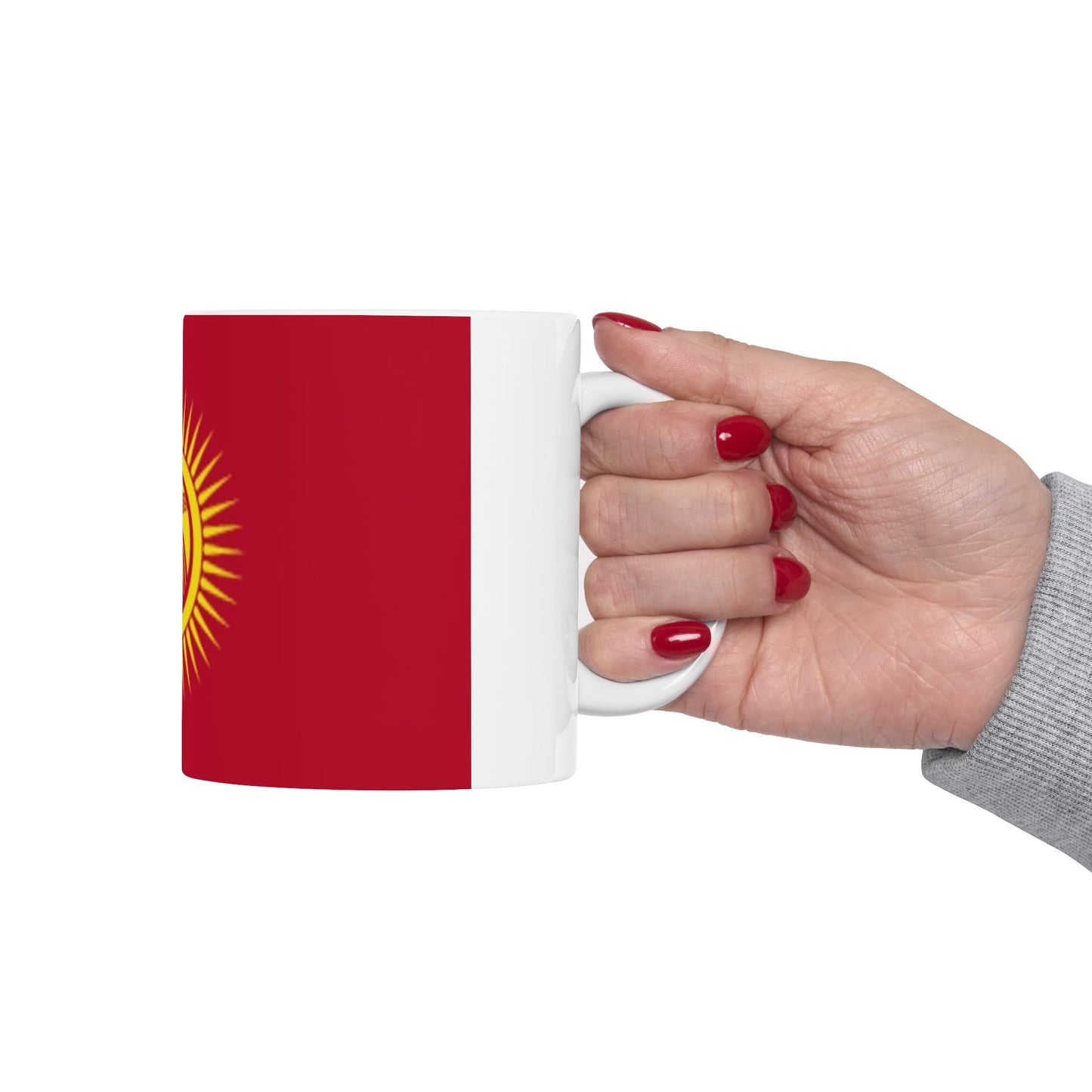 Ceramic Mug, 11oz -- Kyrgyzstan