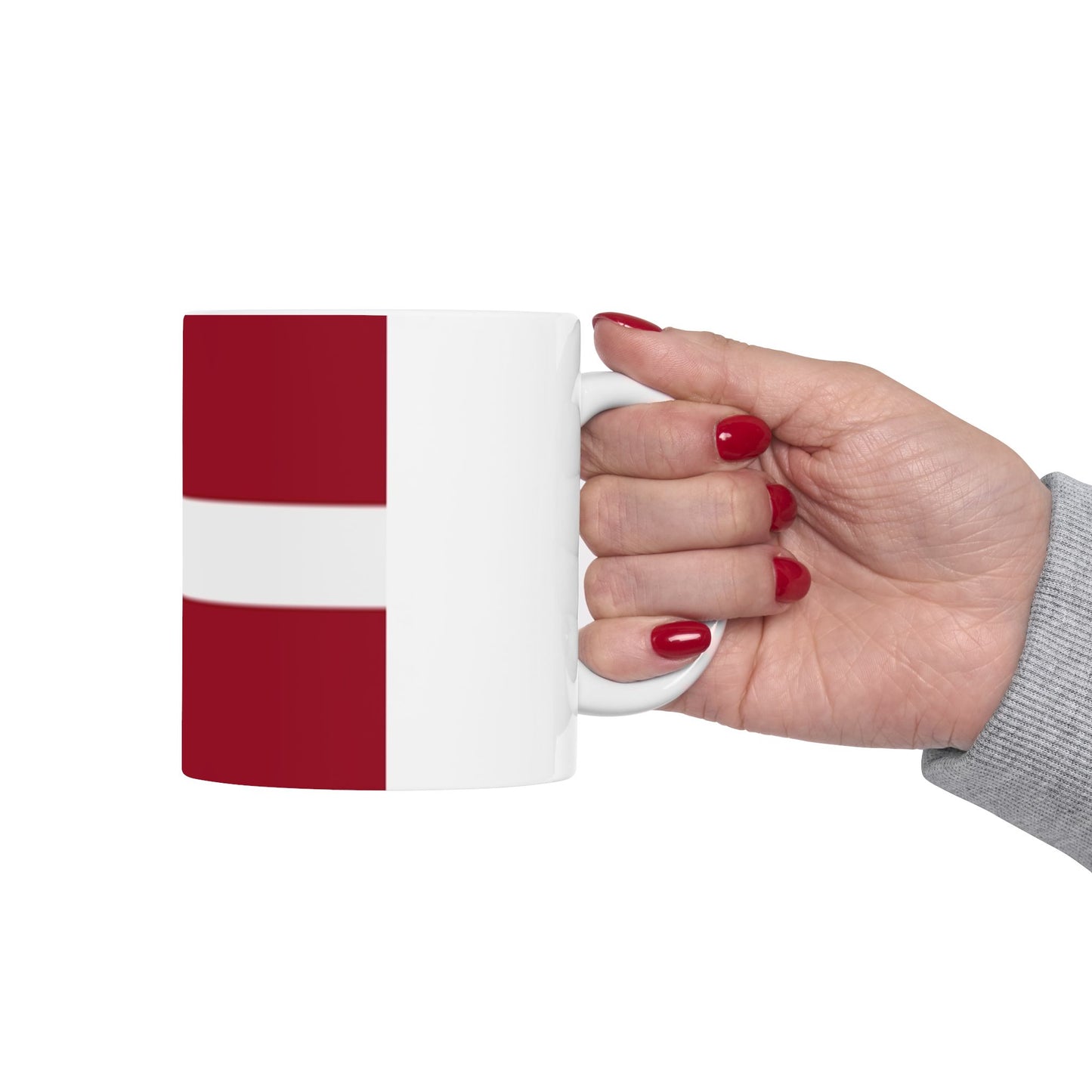 Ceramic Mug 11oz -- Latvia