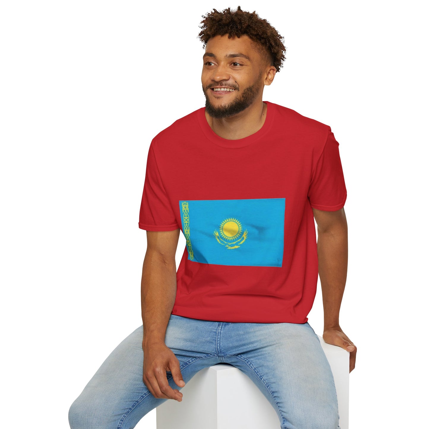 Unisex Softstyle T-Shirt -- Kazakhstan