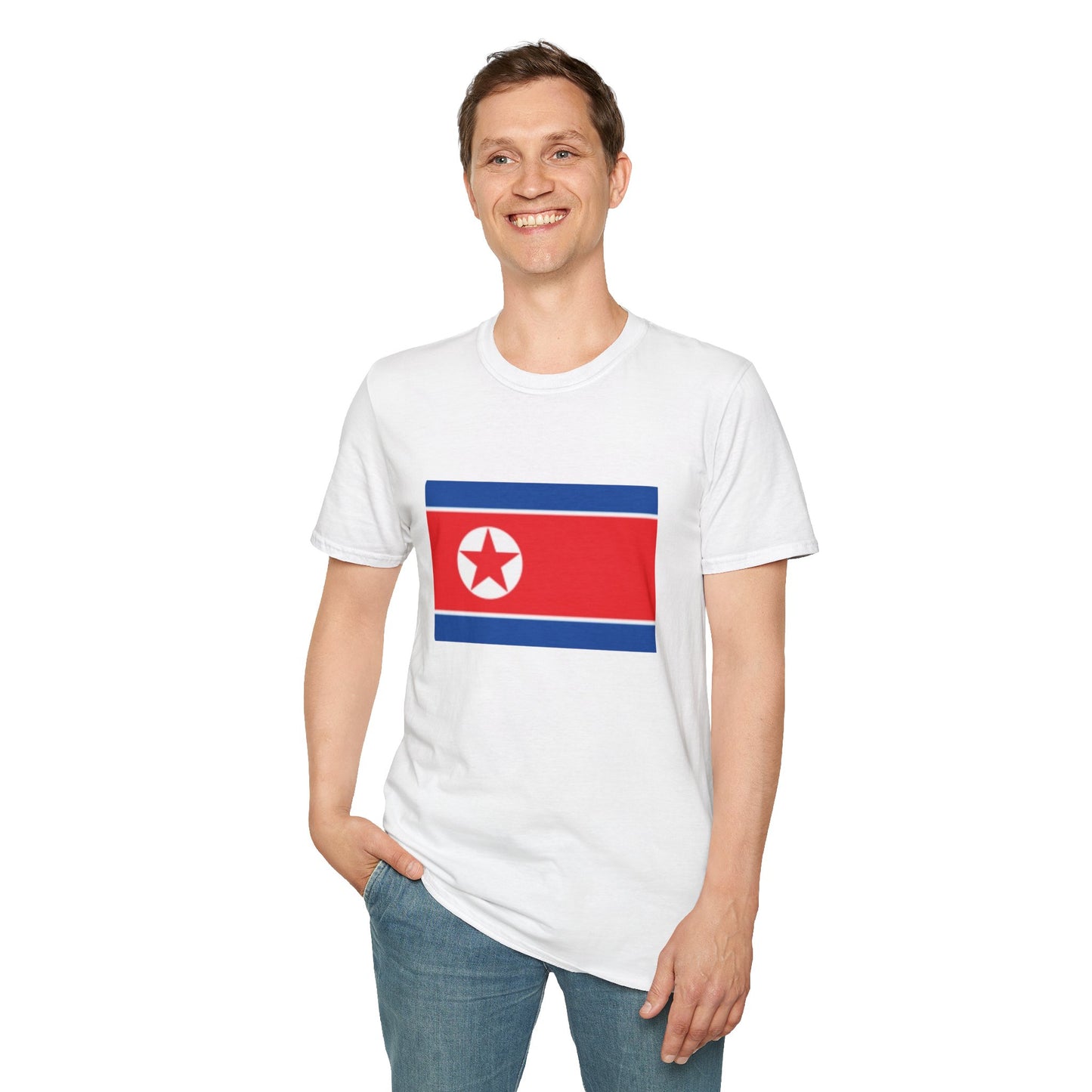 Unisex Softstyle T-Shirt -- North Korea