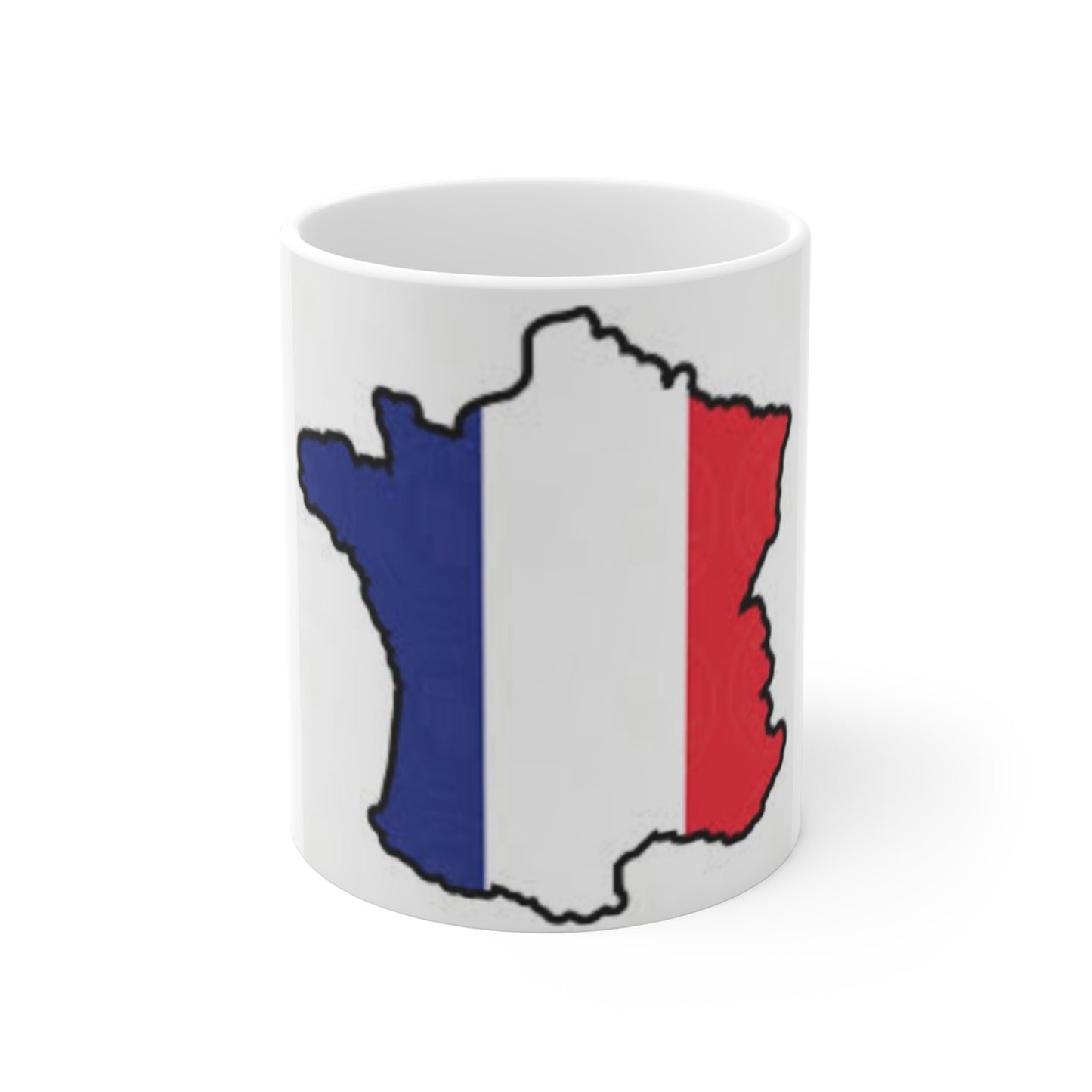 Mug 11oz -- France Flag and map