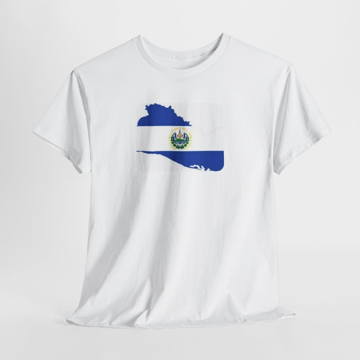 Unisex Heavy Cotton Tee -- el Salvador flag and map