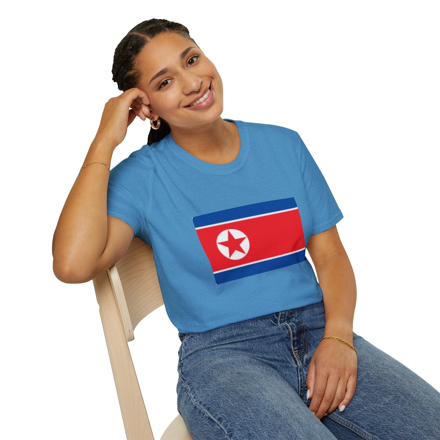Unisex Softstyle T-Shirt -- North Korea