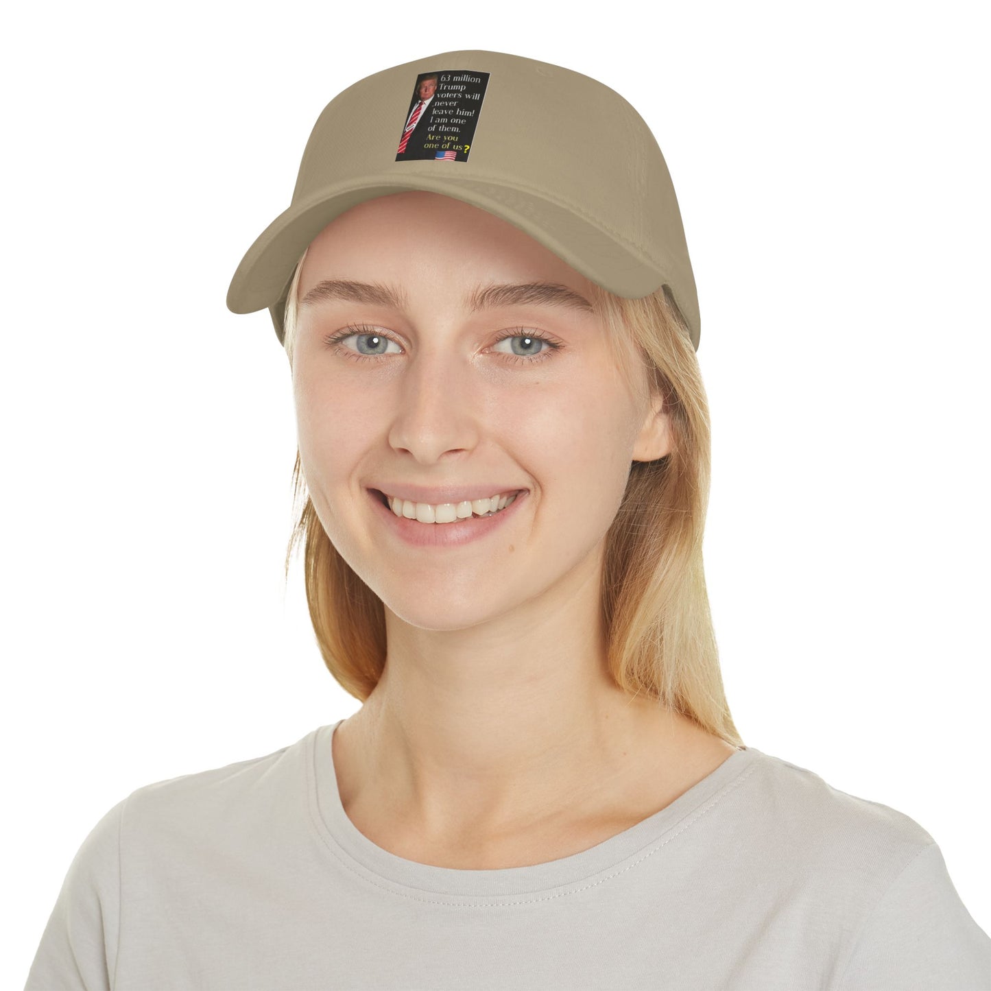 Low Profile Baseball Cap +- Trump 2024