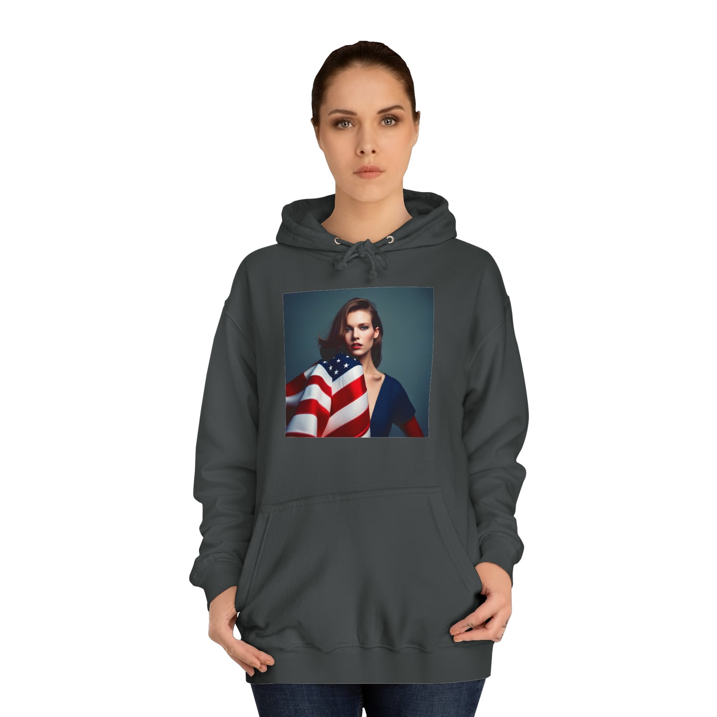Unisex College Hoodie USA
