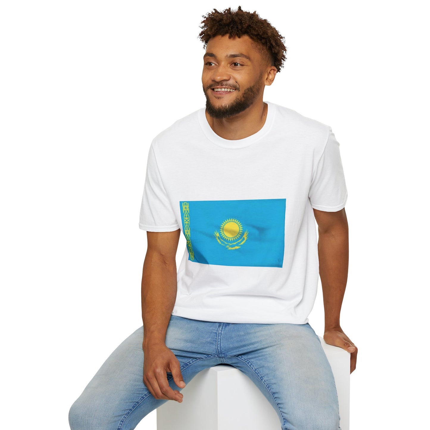 Unisex Softstyle T-Shirt -- Kazakhstan