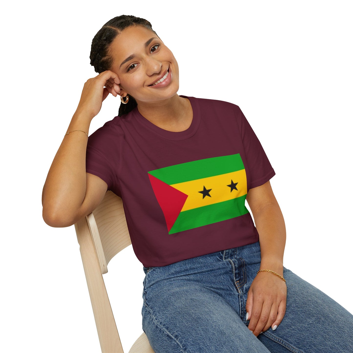 Unisex Softstyle T-Shirt -- Sao Tome and Principe