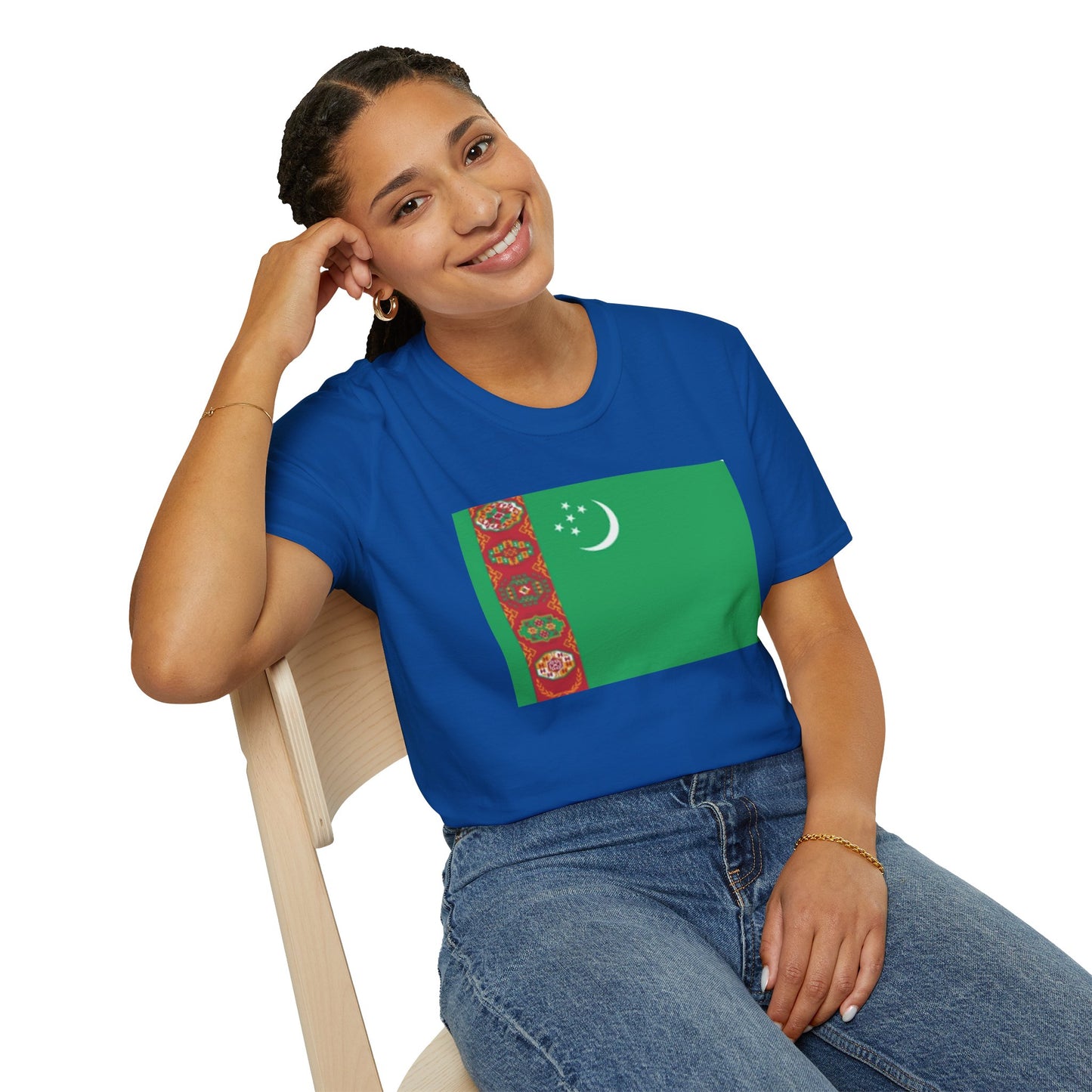 Unisex Softstyle T-Shirt -- Turkmenistan