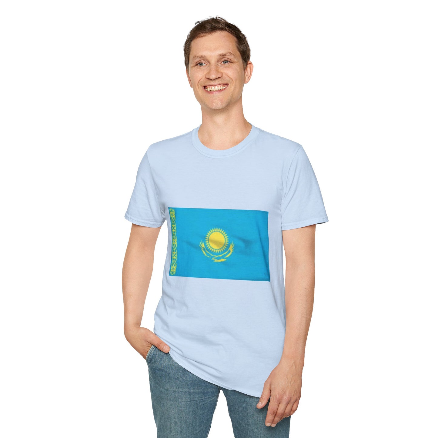 Unisex Softstyle T-Shirt -- Kazakhstan