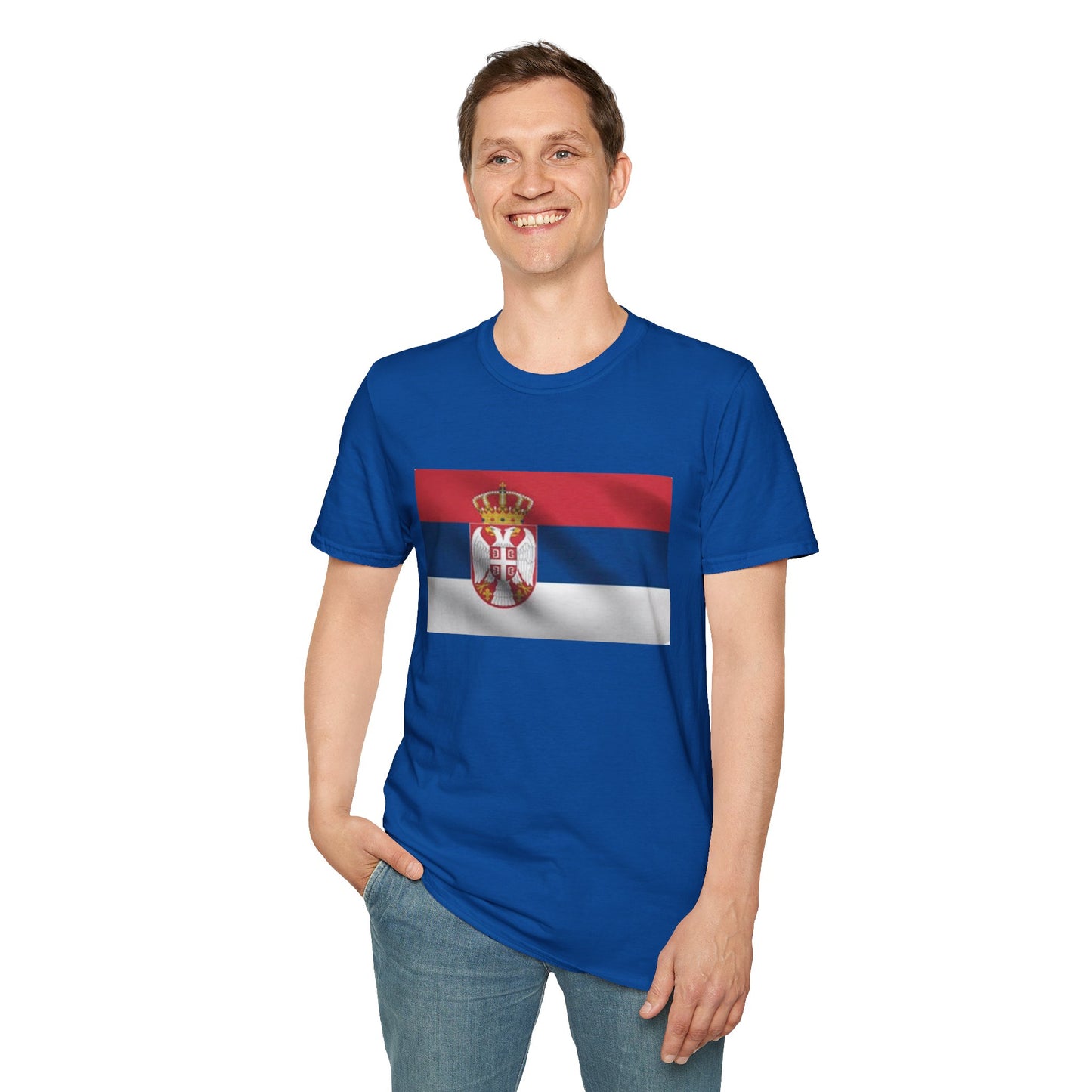 Unisex Softstyle T-Shirt -- Serbia