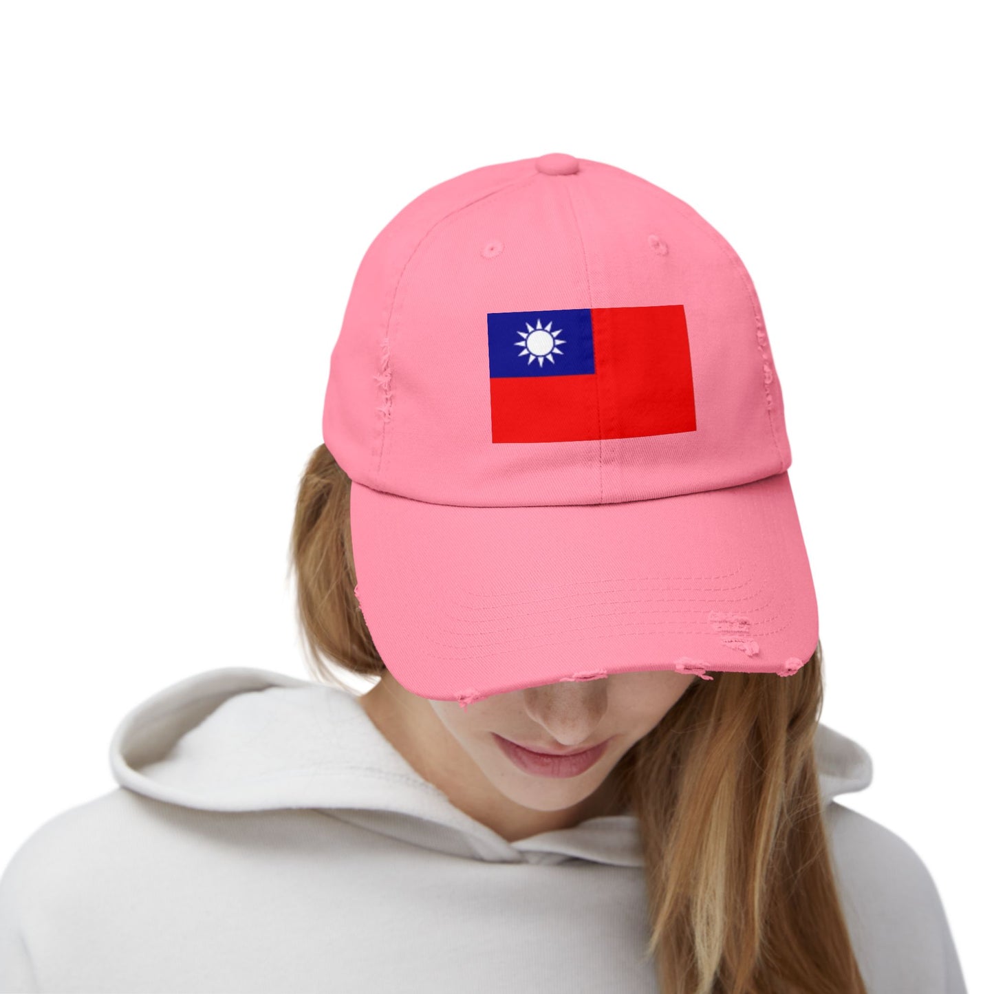 Unisex Distressed Cap -- Taiwan