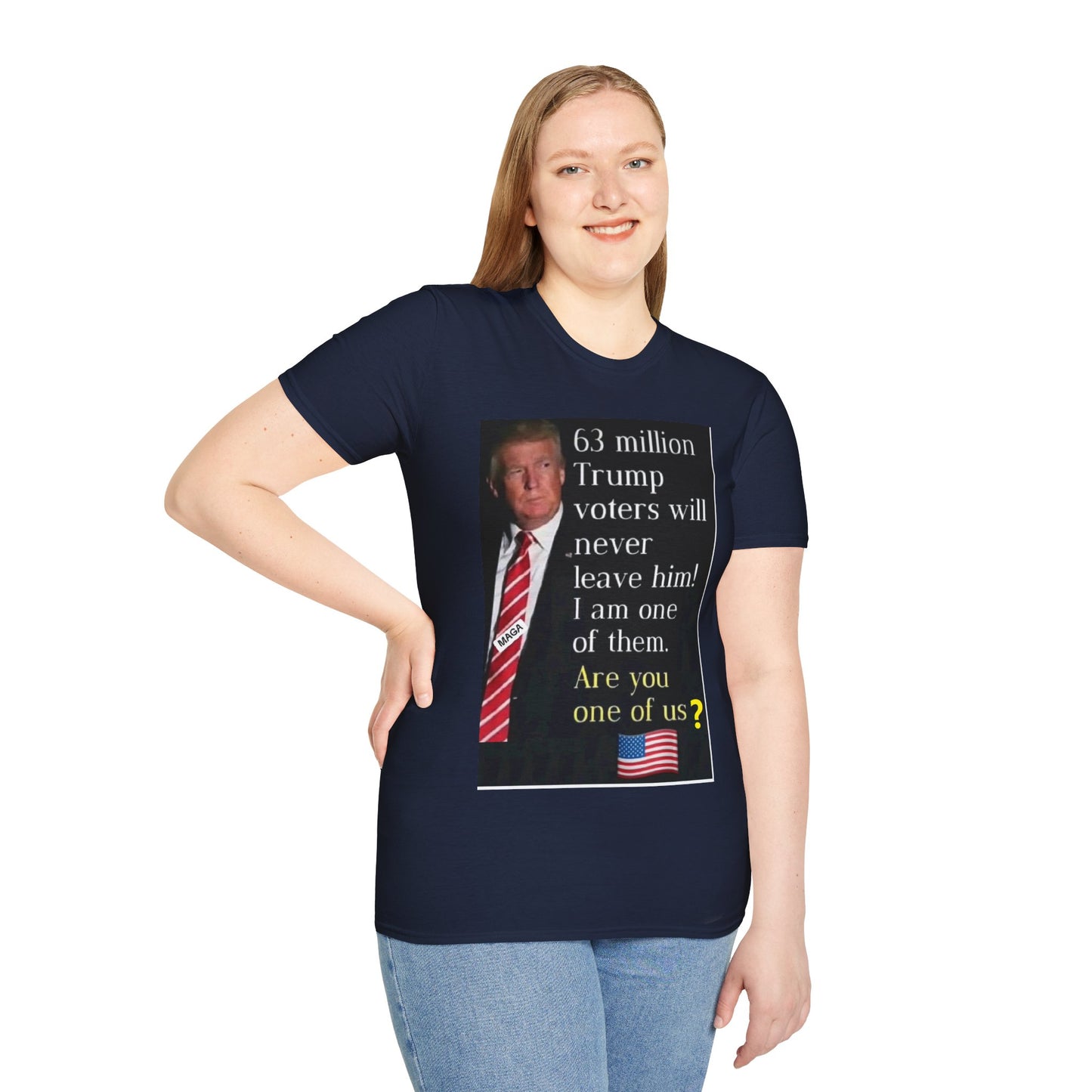 Unisex Softstyle T-Shirt -- Trump 2024