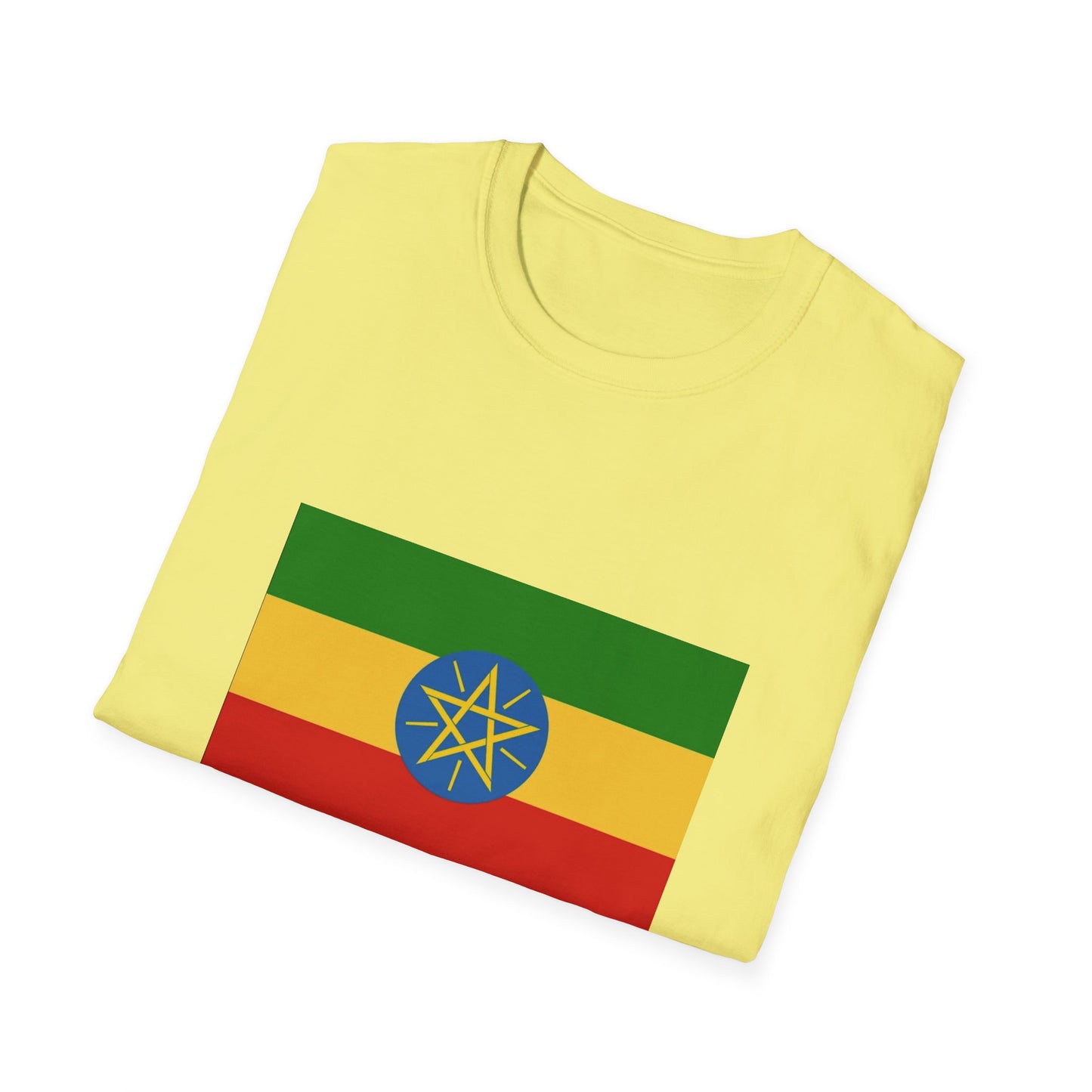 Unisex Softstyle T-Shirt -- Ethiopia Federal Flag