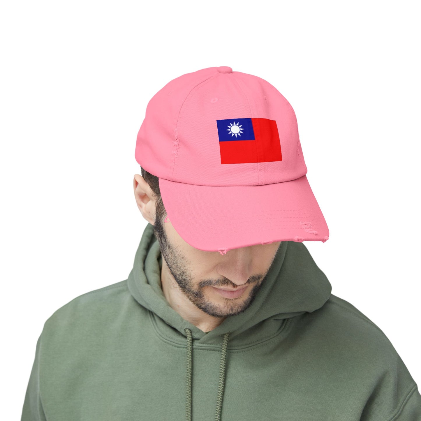 Unisex Distressed Cap -- Taiwan