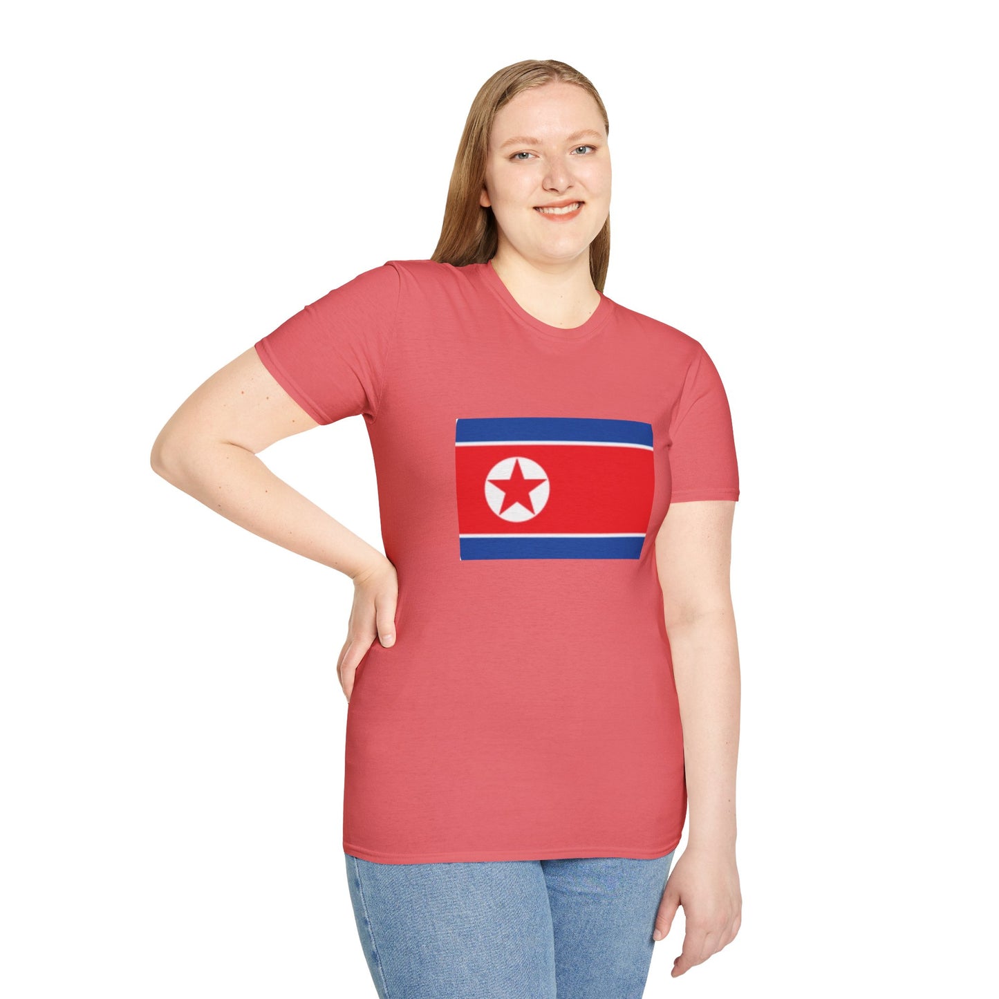 Unisex Softstyle T-Shirt -- North Korea