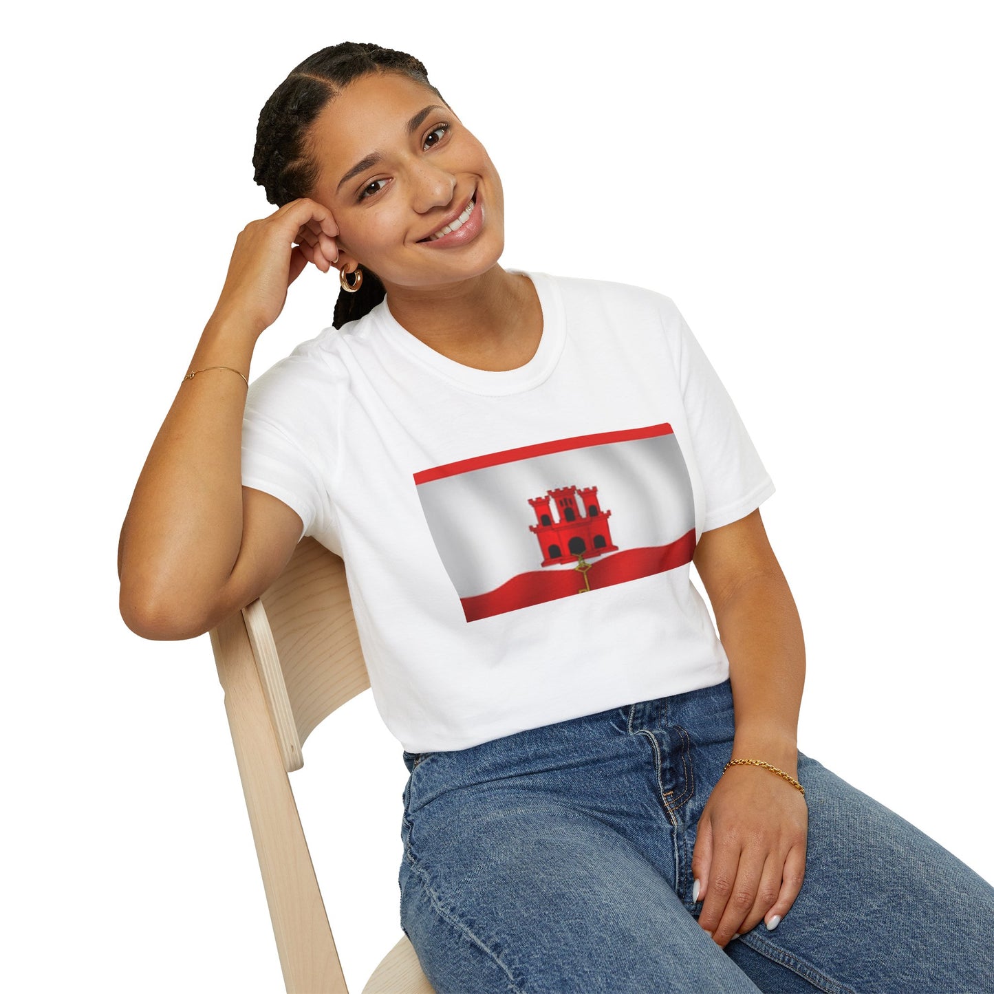 Unisex Softstyle T-Shirt -- Gibraltar