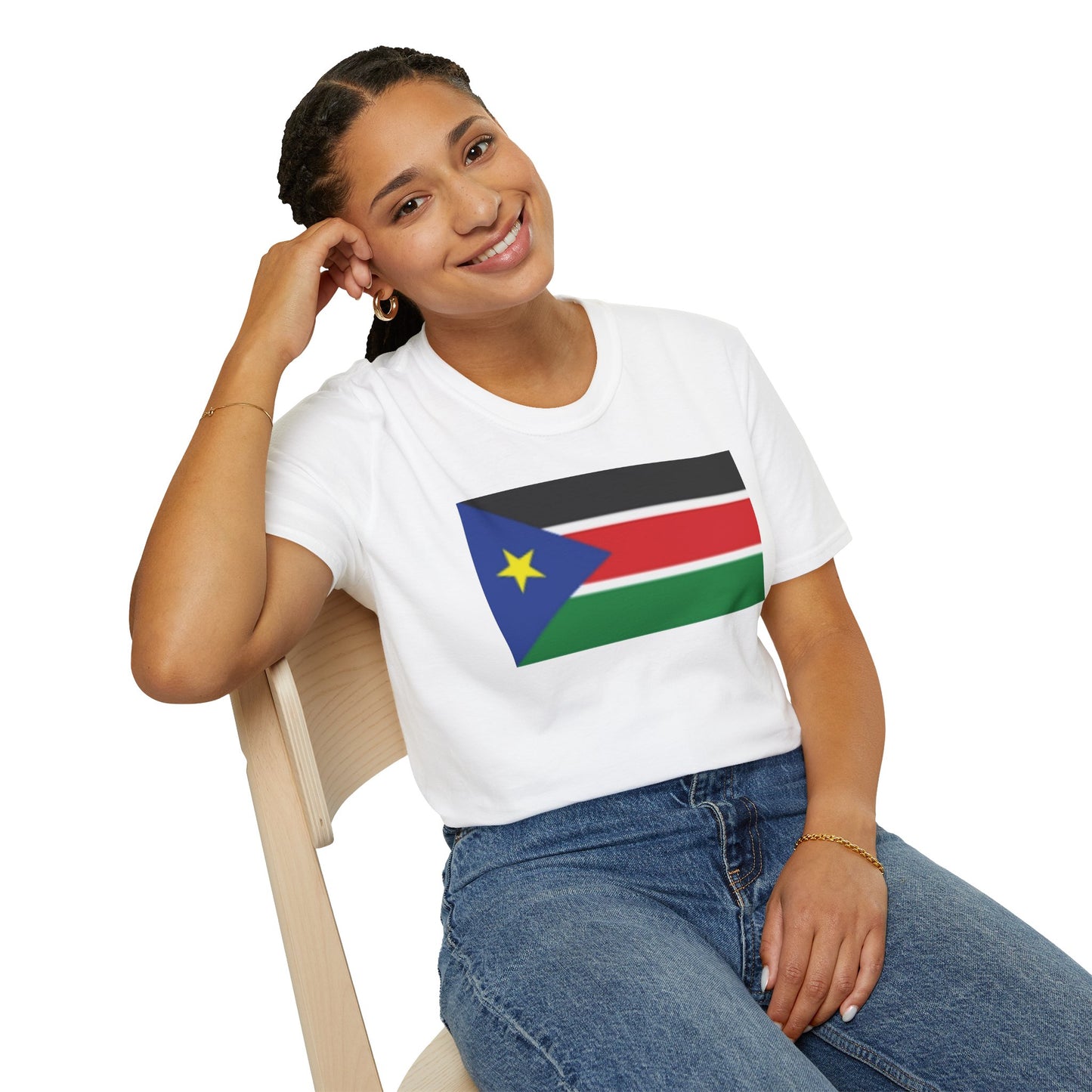 Unisex Softstyle T-Shirt -- South Sudan