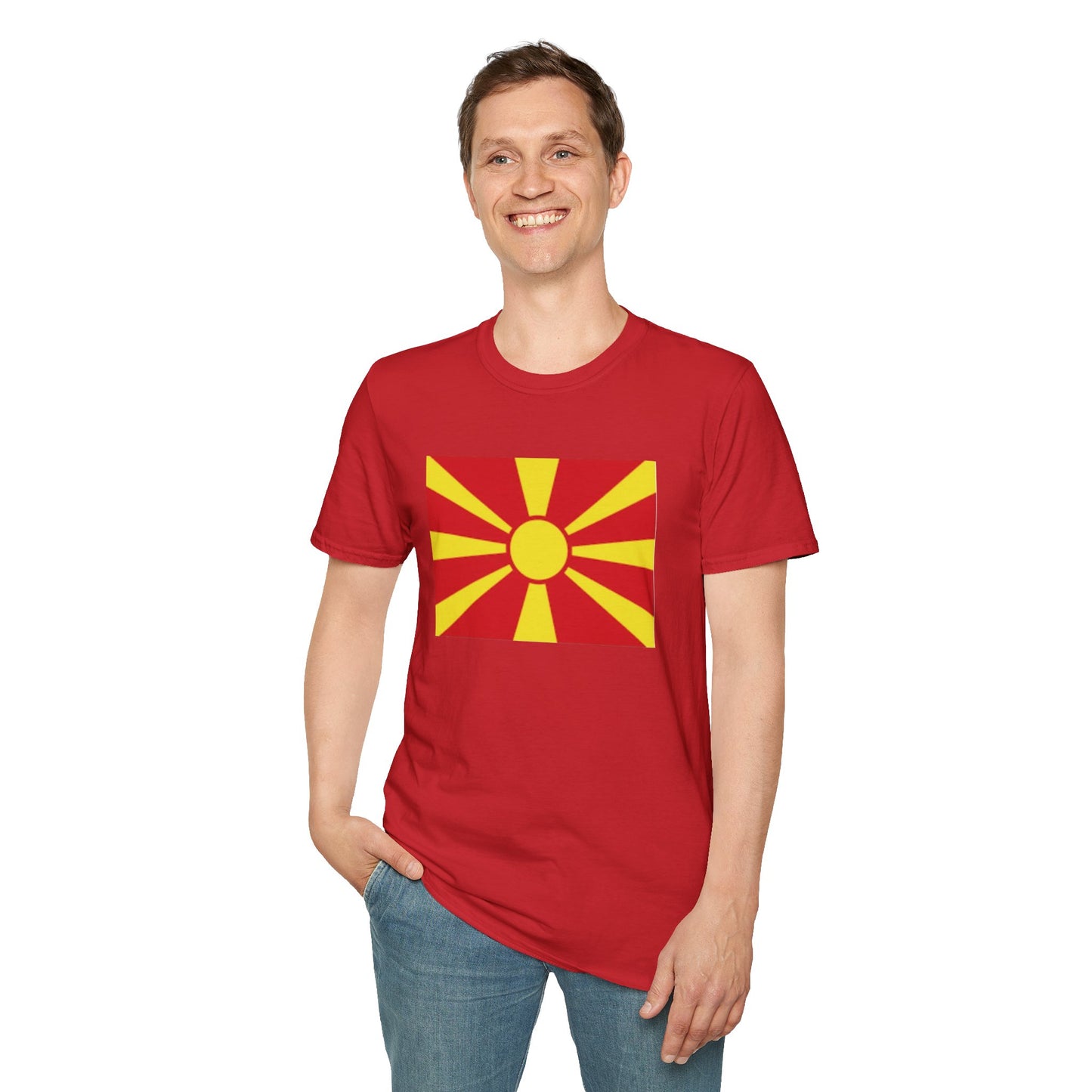 Unisex Softstyle T-Shirt -- North Macedonia