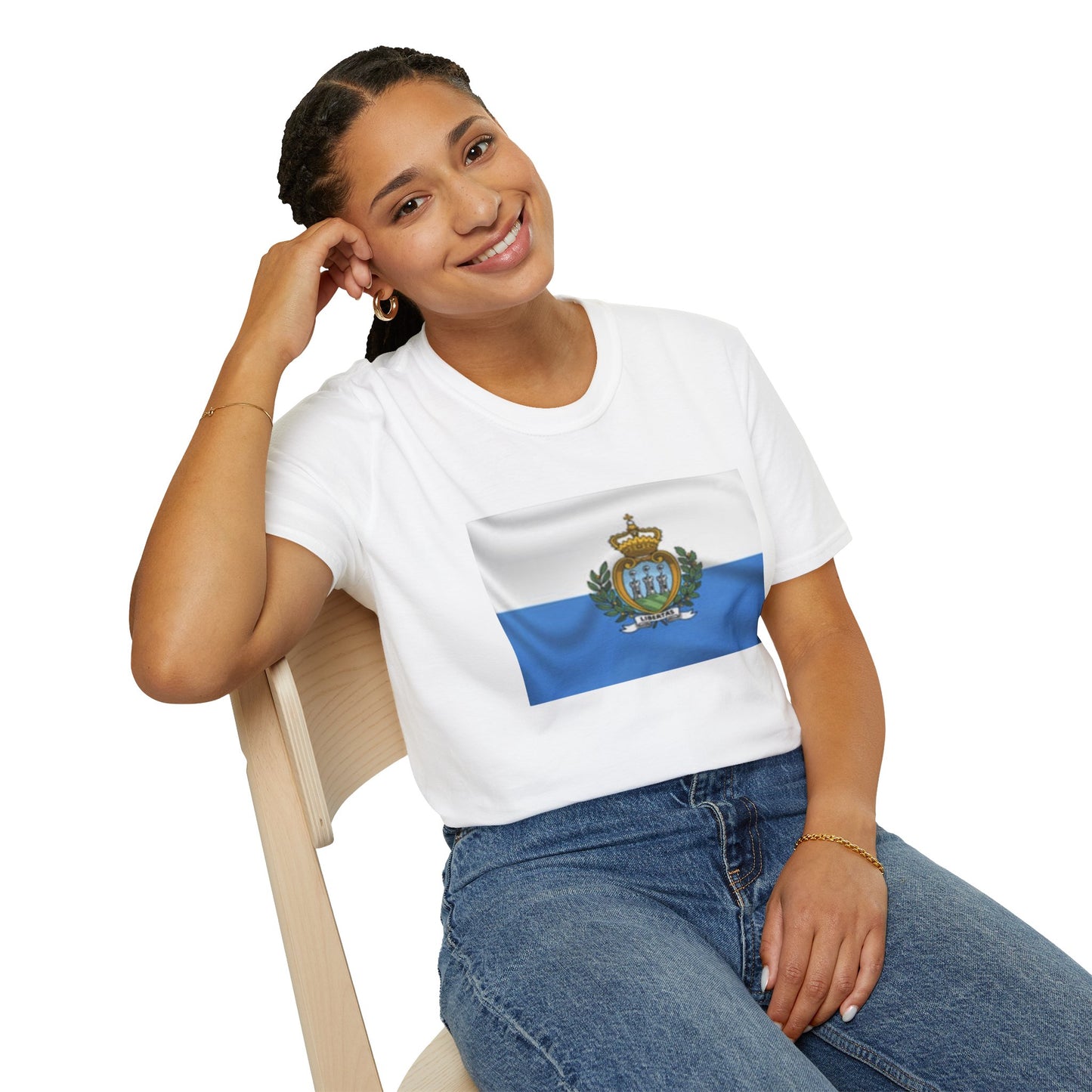 Unisex Softstyle T-Shirt -- San Marino