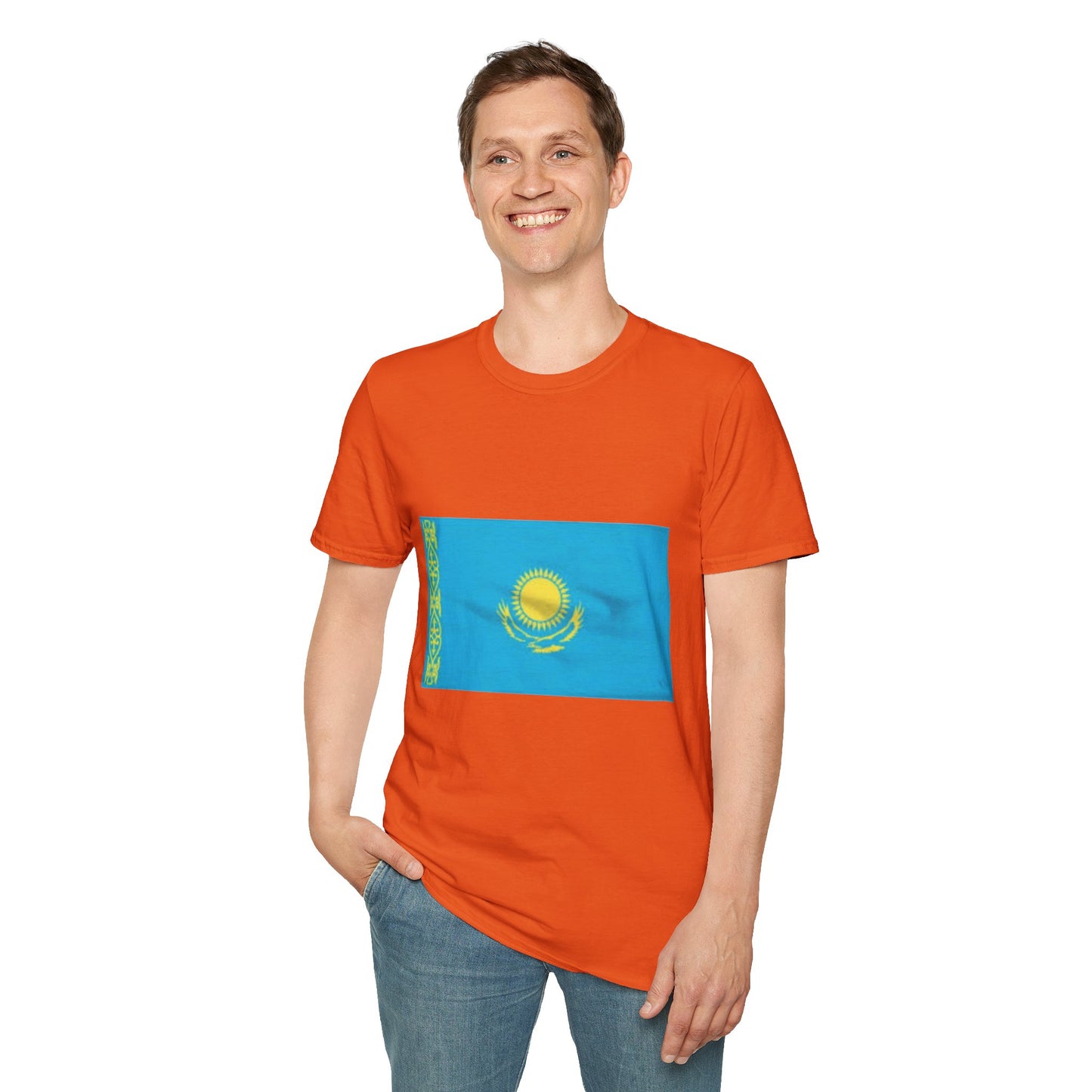 Unisex Softstyle T-Shirt -- Kazakhstan