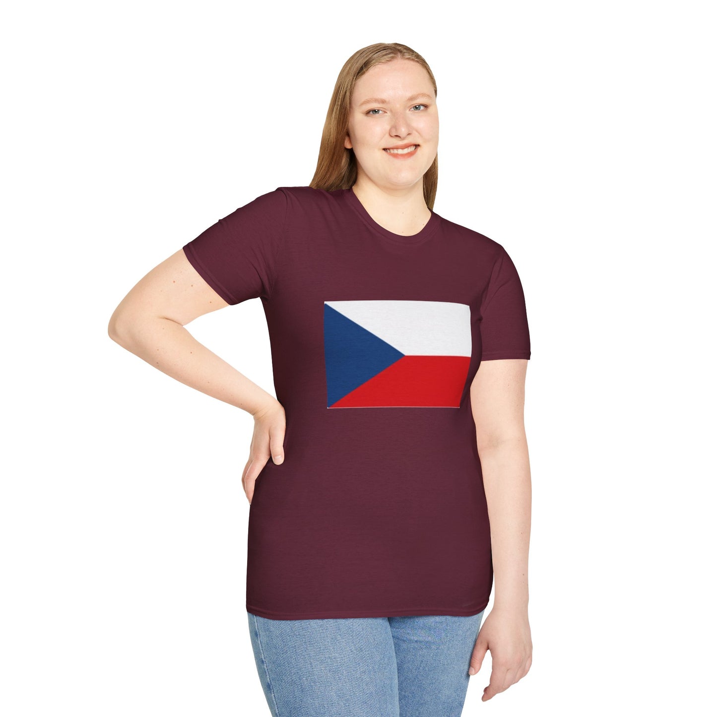 Unisex Softstyle T-Shirt -- Czechia