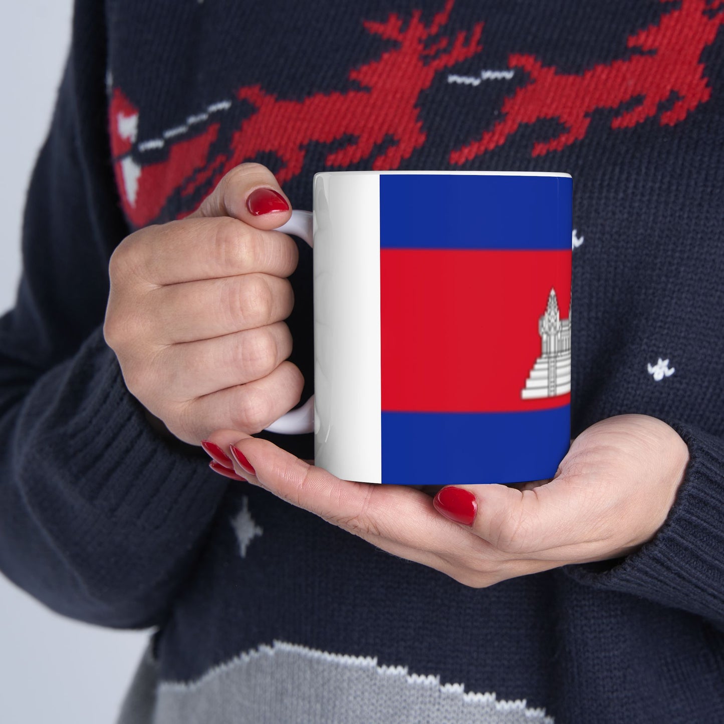 Ceramic Mug, 11oz -- Cambodia