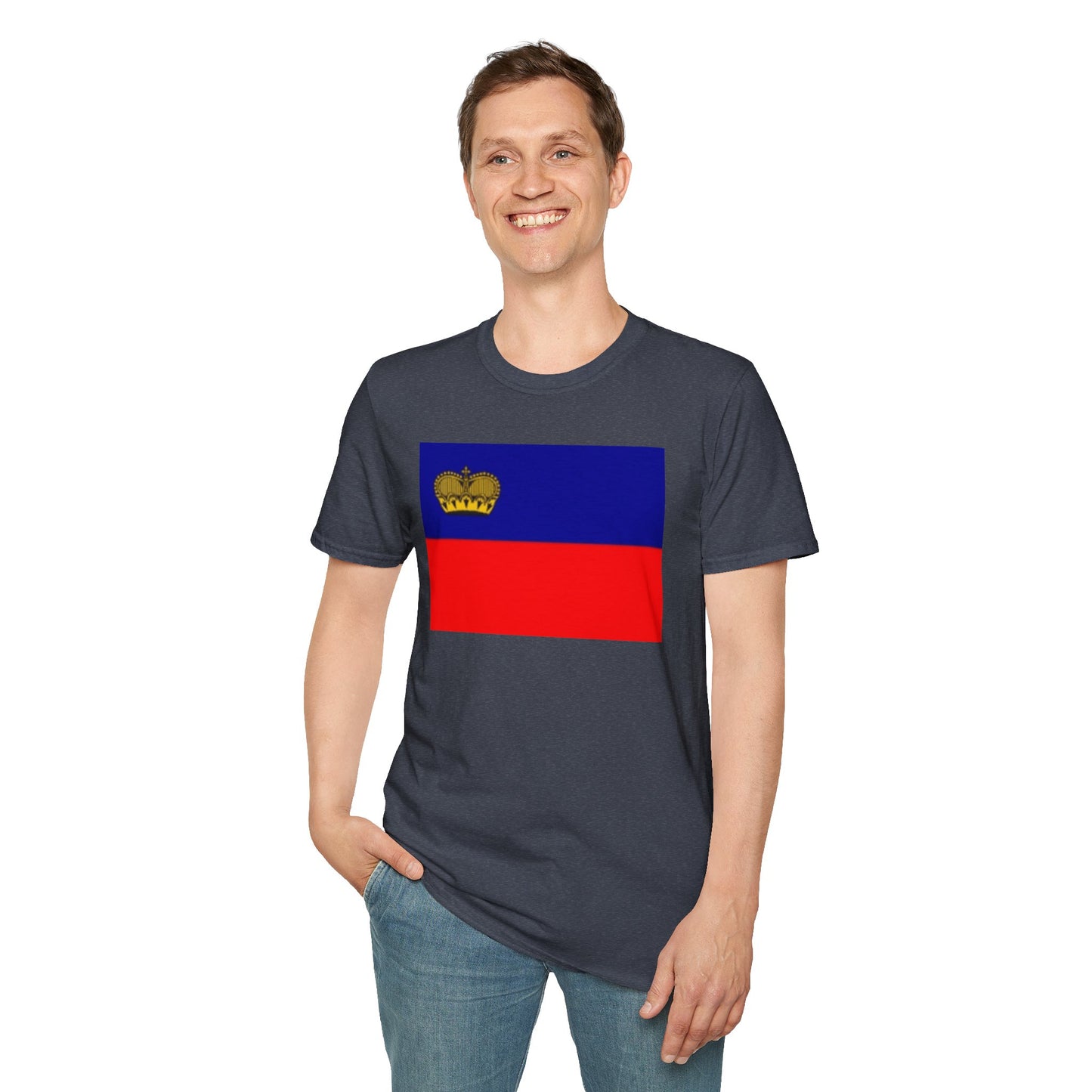 Unisex Softstyle T-Shirt -- Liechtenstein
