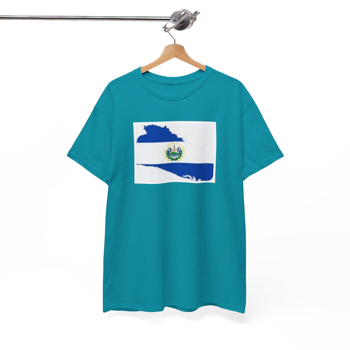 Unisex Heavy Cotton Tee -- el Salvador flag and map