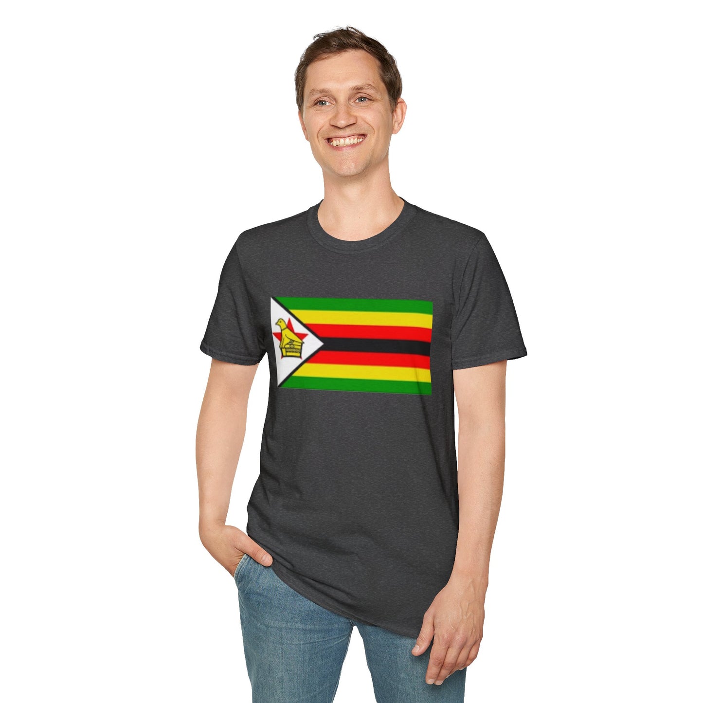 Unisex Softstyle T-Shirt -- Zimbabwe