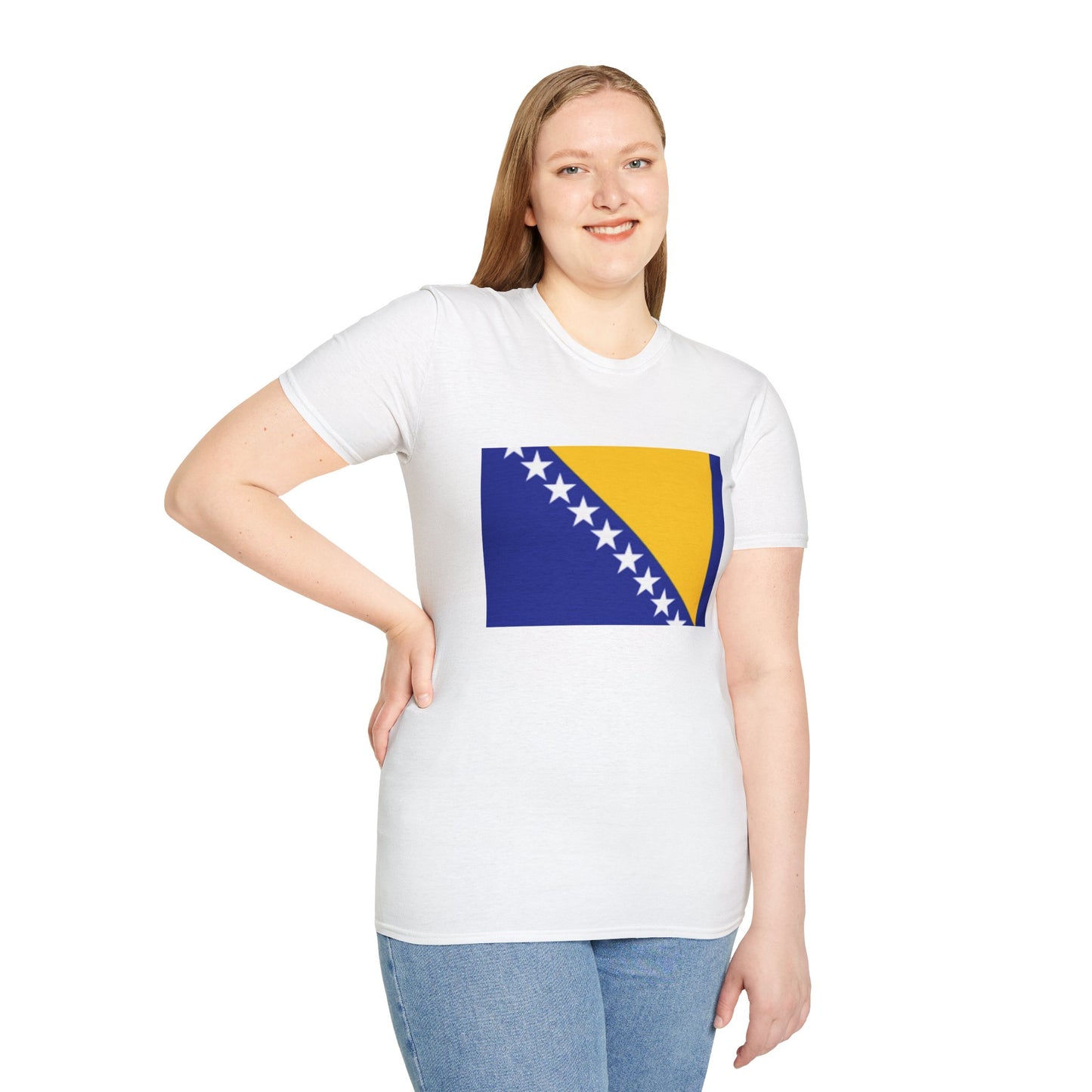 Unisex Softstyle T-Shirt -- Bosnia Herzegovina