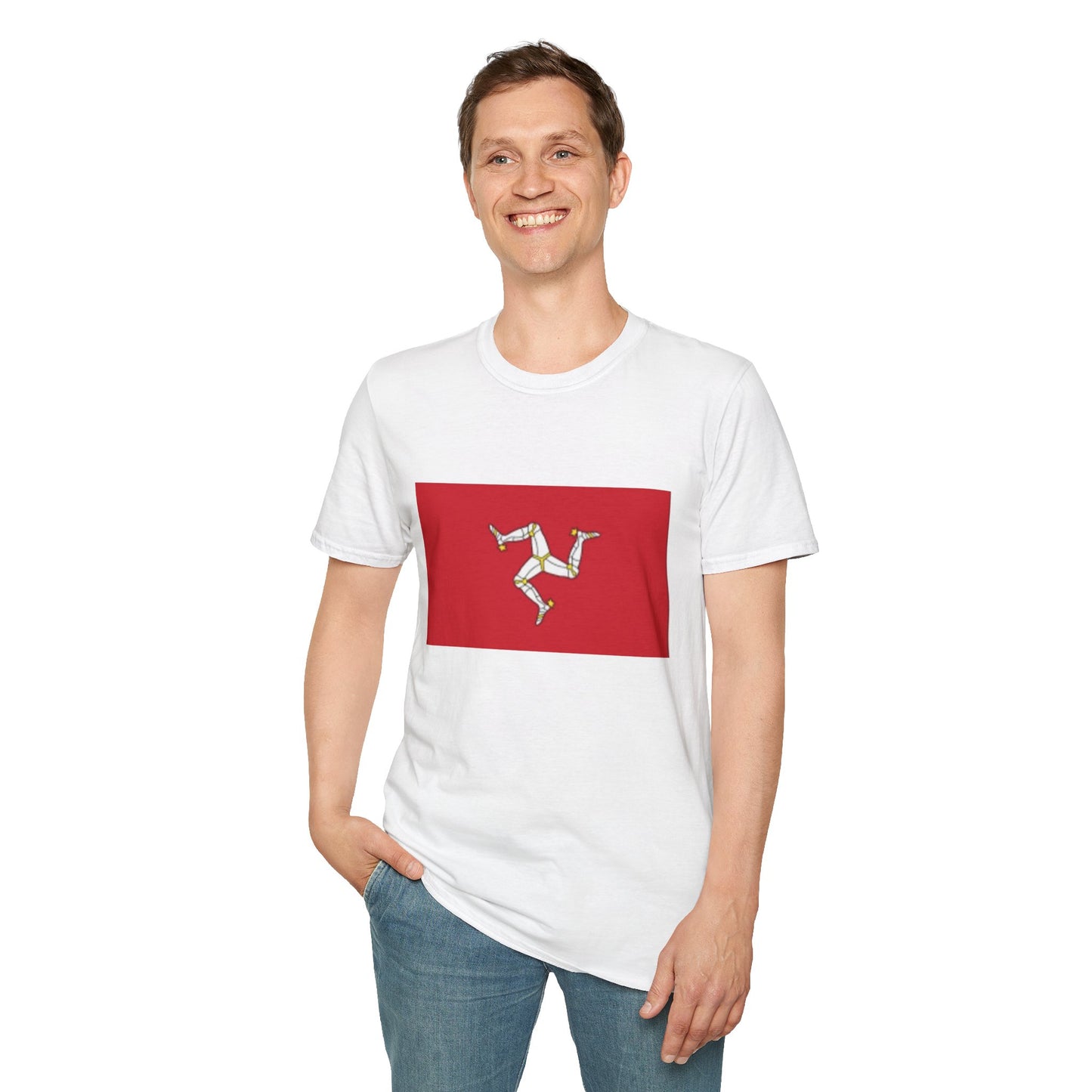 Unisex Softstyle T-Shirt -- Isle of Man