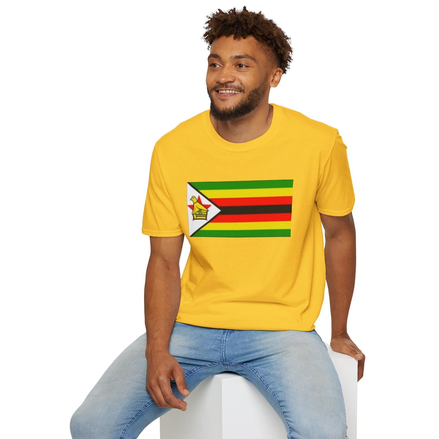 Unisex Softstyle T-Shirt -- Zimbabwe