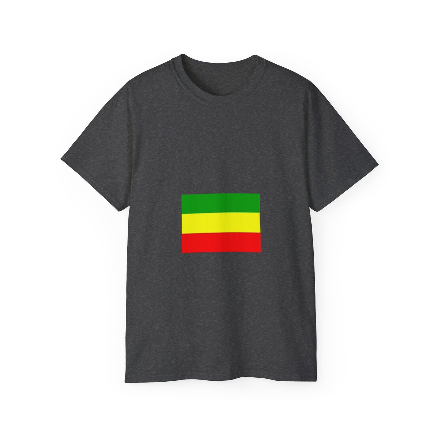 Unisex Ultra Cotton Tee - Ethiopan Flag no star