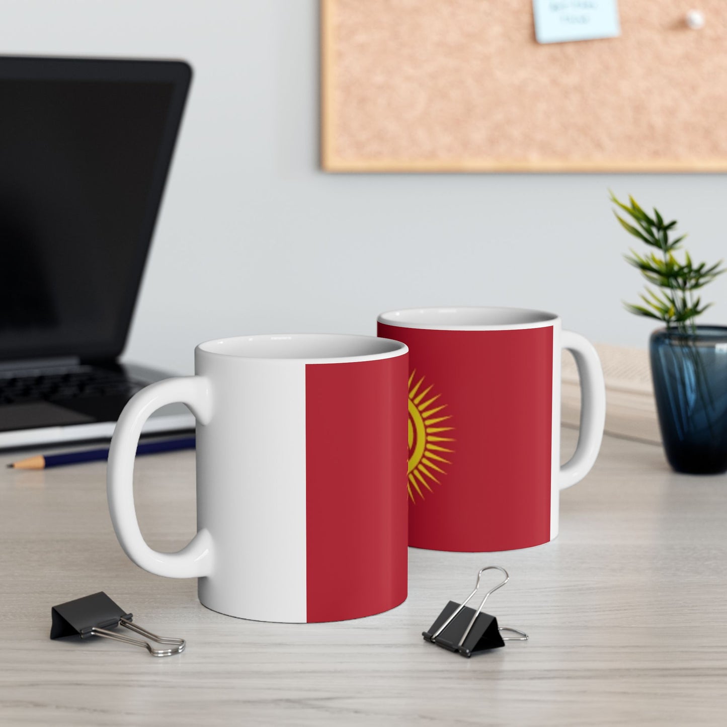 Ceramic Mug, 11oz -- Kyrgyzstan