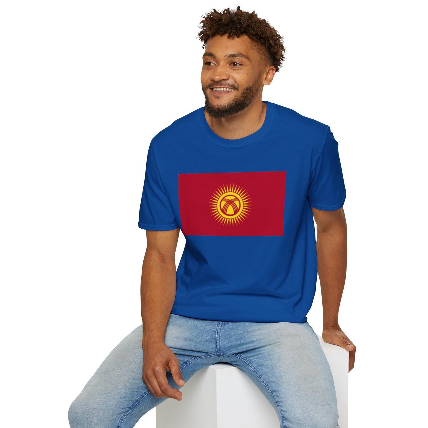 Unisex Softstyle T-Shirt -- Kyrgyzstan