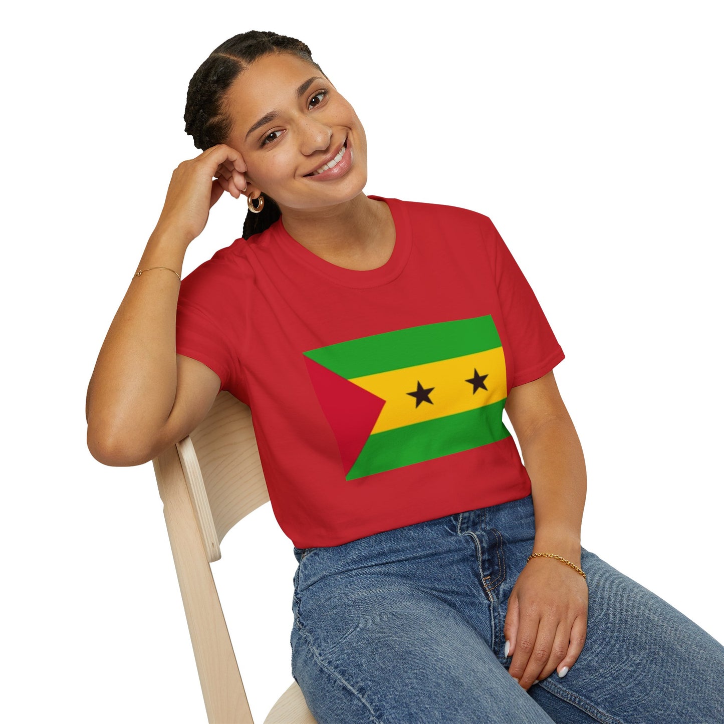 Unisex Softstyle T-Shirt -- Sao Tome and Principe