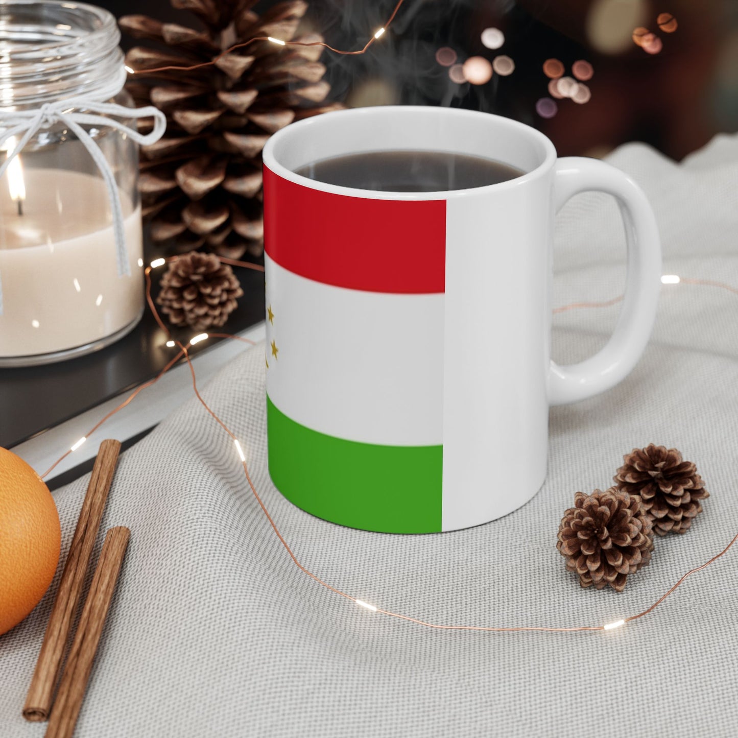 Ceramic Mug, 11oz -- Tajikistan