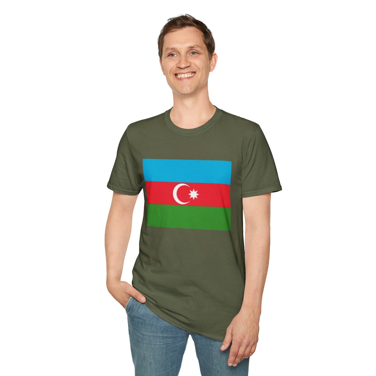 Unisex Softstyle T-Shirt -- Azerbaijan
