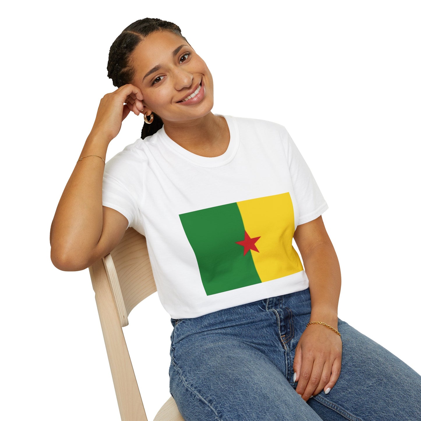 Unisex Softstyle T-Shirt -- French Guiana