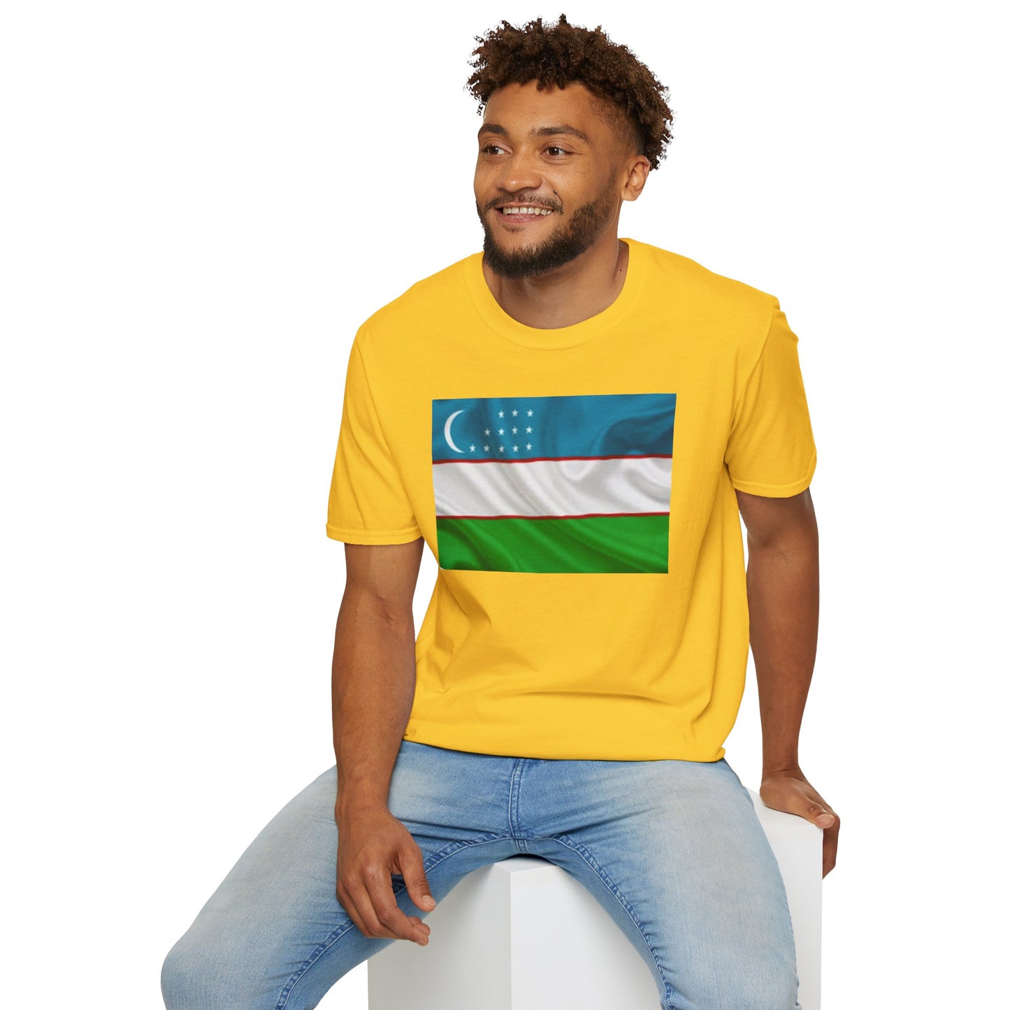 Unisex Softstyle T-Shirt -- Uzbekistan