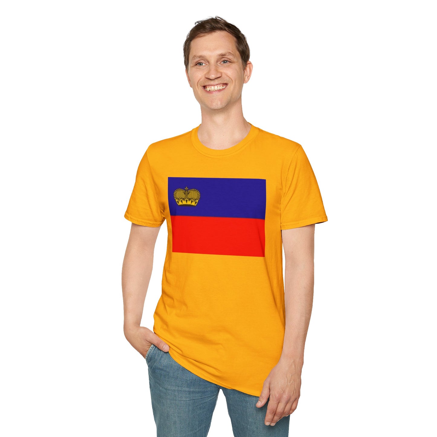 Unisex Softstyle T-Shirt -- Liechtenstein