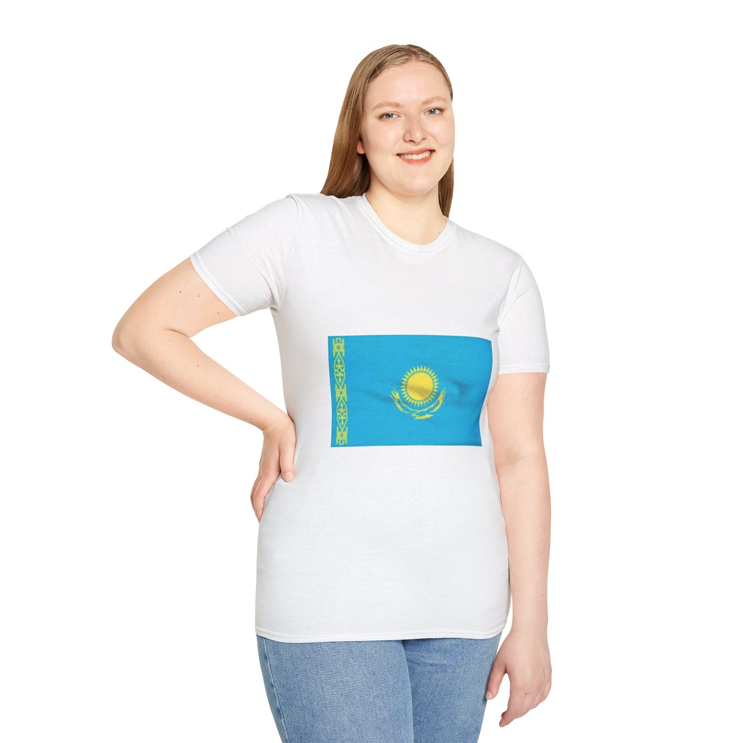 Unisex Softstyle T-Shirt -- Kazakhstan